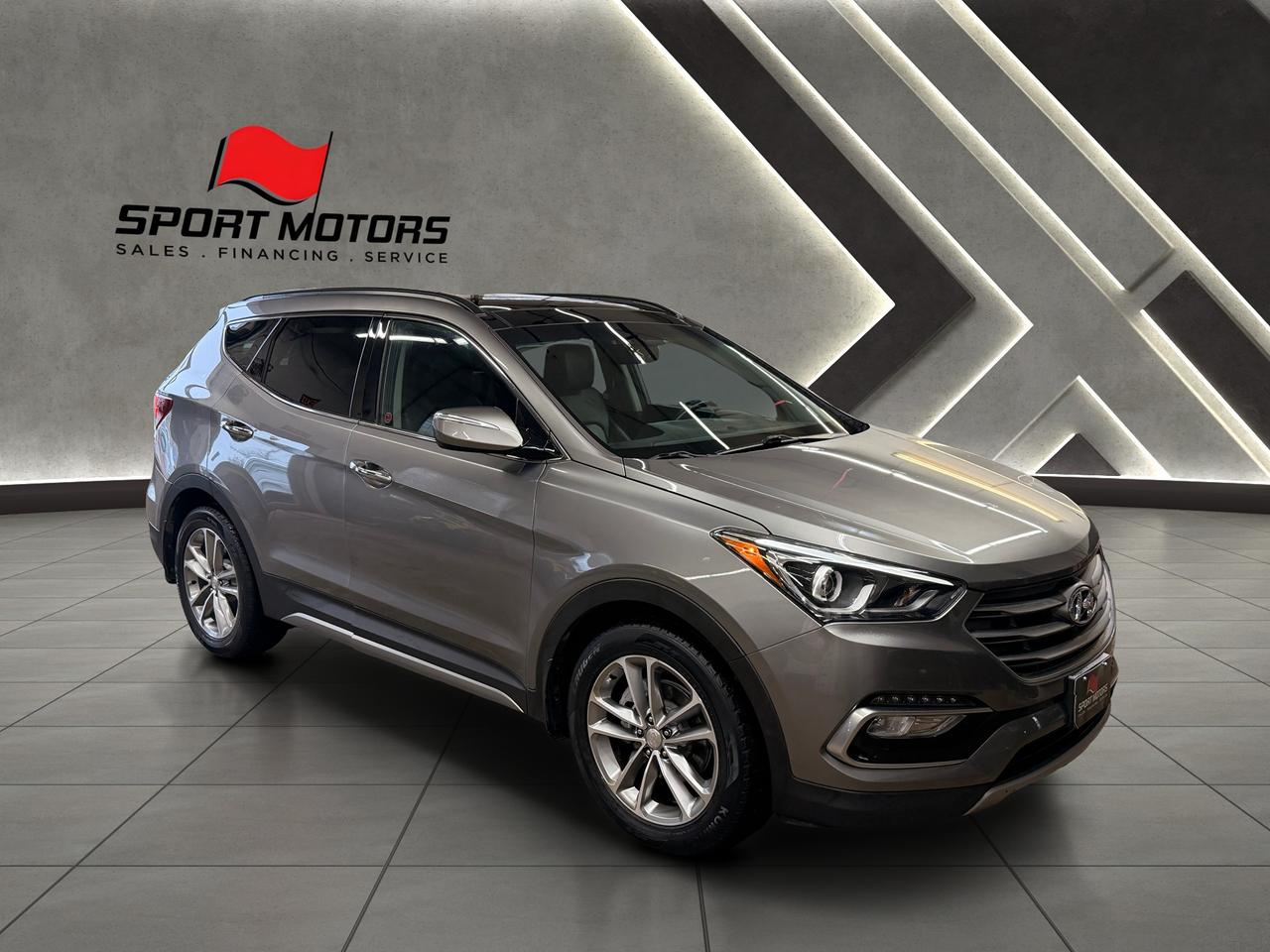 2017 Hyundai Santa Fe Sport Limited+2.0T AWD+Pano Roof+BSM+Cooled Seats+GPS Photo10
