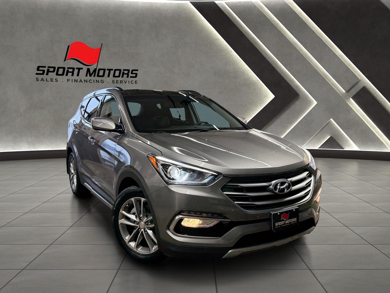 2017 Hyundai Santa Fe Sport Limited+2.0T AWD+Pano Roof+BSM+Cooled Seats+GPS Photo
