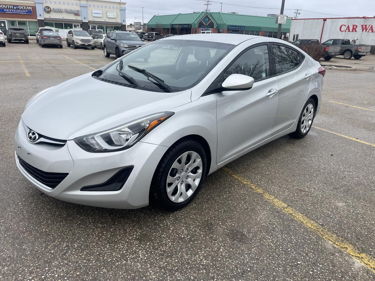 <p>2015 Hyundai Elantra sedan <span style=mso-spacerun: yes;>&nbsp;</span>Features include Heated Seats, Air Conditioning, Cruise control, Power windows & locks, spacious interior with lots of cargo space. Very inexpensive to own and operate. Clean Title, Good Carfax and service history with no major accidents, Just serviced and safetied, As part of our full disclosure policy a Carfax report comes with every vehicle and is available on our Website. Sale Priced at $7950. plus taxes includes a second set of tires. Call today to set up an appointment to view and test drive. Westside Sales Ltd.<span style=mso-spacerun: yes;>&nbsp; </span>1461 Waverley Street 204 488 3793. All vehicles safety certified and serviced,&nbsp; Buy with confidence, We are one of the most established used car dealerships in Winnipeg. Come check us out... theres a reason we have been around since 1985 at the same location.<span style=mso-spacerun: yes;>&nbsp;&nbsp;&nbsp; </span>See our other great deals at WWW.Westsidesales.CA Apply for financing on our website.<span style=mso-spacerun: yes;>&nbsp; </span>Check us out on facebook and instagram @westsidesale<span style=mso-spacerun: yes;>&nbsp;&nbsp; </span>DP#9491</p>