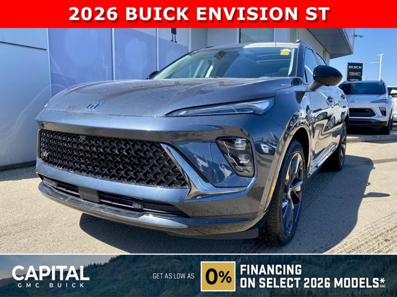 Check out this 2026 Buick Envision Sport Touring! Equipped with options like Power Sliding Moonroof, Memory Seats, Ultra-Wide 30 Diagonal Screen, Heated Front and Rear Seats, Heated Steering, Adaptive Cruise Control, Handsfree Power Liftgate, 360 Cam, Heads-up Display, Remote Start, and so much more... Call Now!Ask for the Internet Department for more information or book your test drive today! Text 507-585-4395 for fast answers at your fingertips!AMVIC Licensed Dealer - Licence Number B1044900