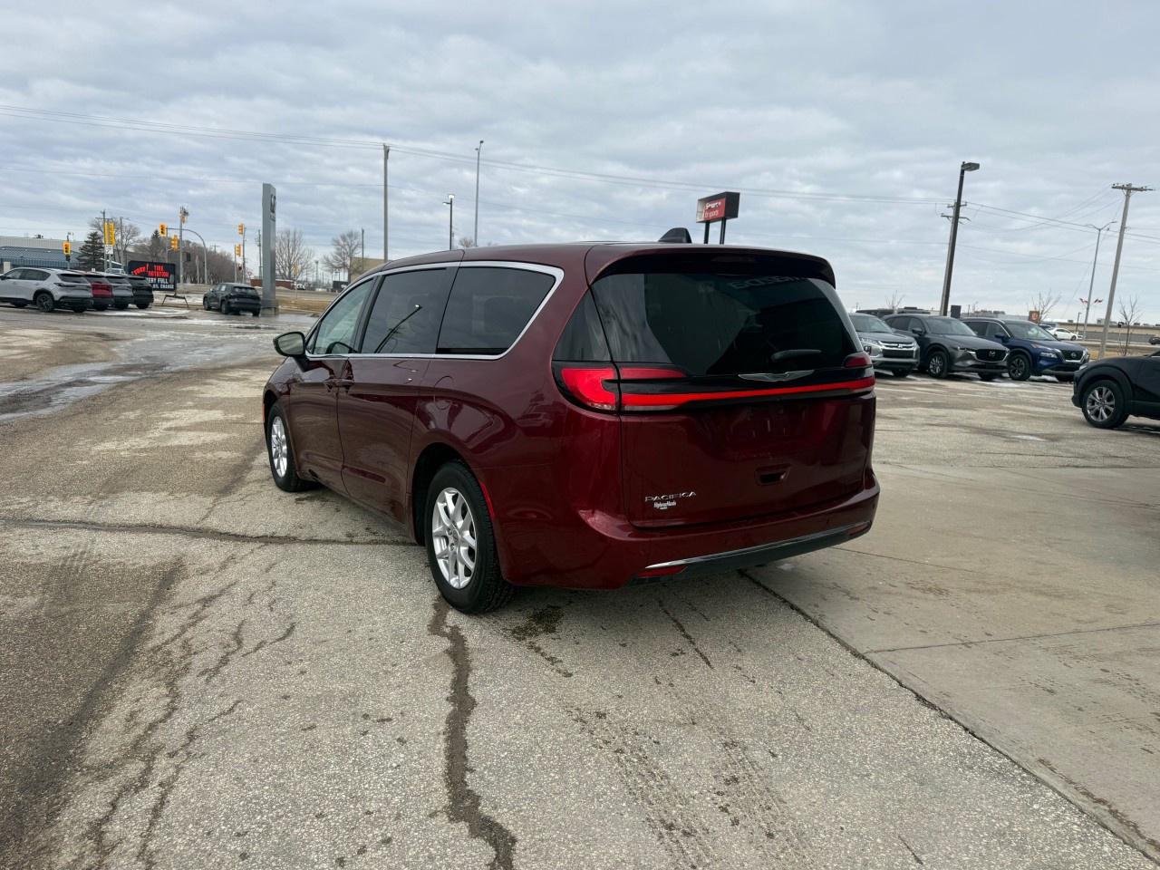 This 2023 Chrysler Pacifica Touring L FWD offers a premium family travel experience, featuring a fuel-efficient 3.6L Pentastar V6 engine and the class-exclusive Stow 'n Go seating and storage system. This well-appointed trim comes standard with McKinley leather-trimmed seats, a heated steering wheel, and a 10.1-inch Uconnect 5 touchscreen with wireless Apple CarPlay and Android Auto. Come by Highway Mazda today!