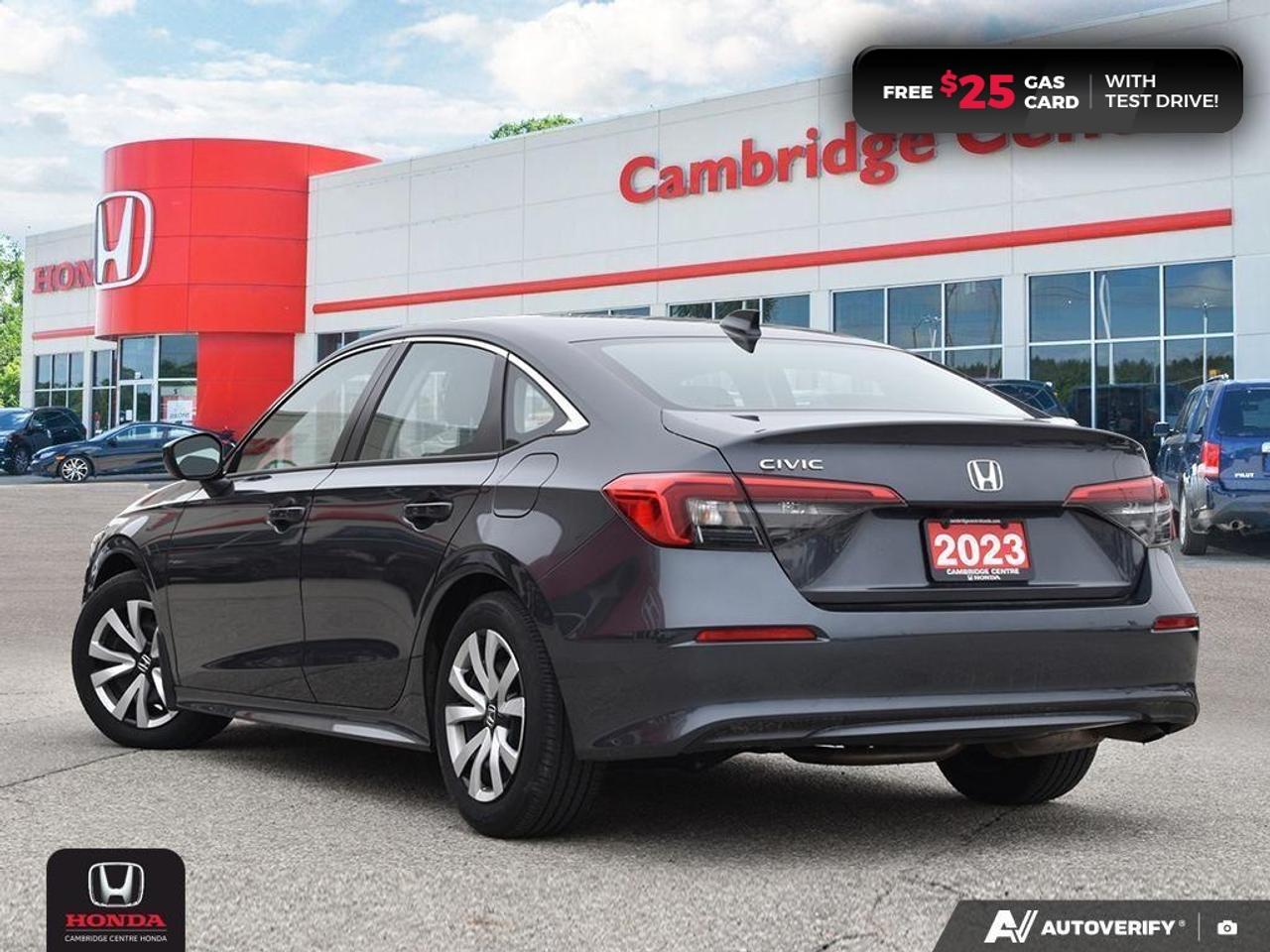 2023 Honda Civic LX HEATED SEATS | REARVIEW CAMERA | APPLE CARPLAY™/ANDROID AUTO™ Photo3