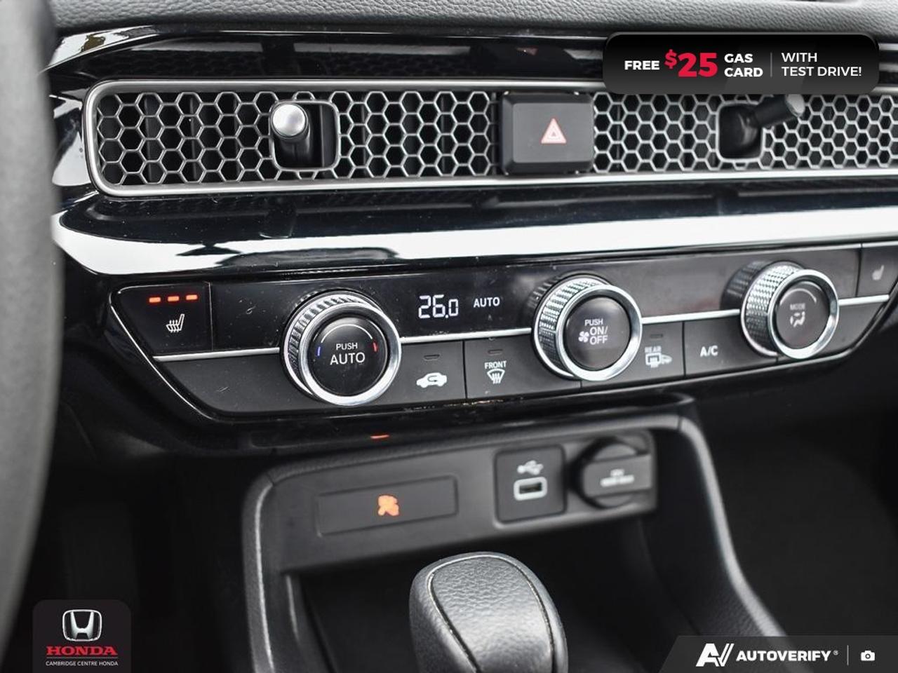 2023 Honda Civic LX HEATED SEATS | REARVIEW CAMERA | APPLE CARPLAY™/ANDROID AUTO™ Photo