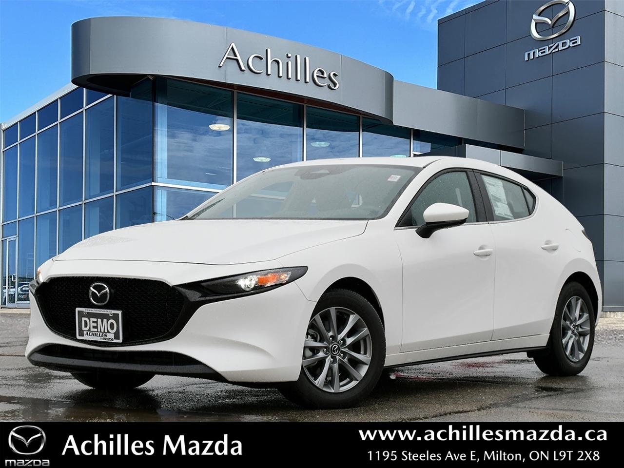 <p><span style=font-size:12pt><span style=font-family:Times New Roman,serif><span style=font-family:Verdana,sans-serif>This is an ACHILLES MAZDA Demonstrator, used only for test drive purposes, has not been licensed or previously registered. Our all-inclusive pricing on this excellent vehicle offers:</span></span></span></p>

<p><span style=font-size:12pt><span style=font-family:Times New Roman,serif><span style=font-family:Verdana,sans-serif> All available Mazda incentives</span></span></span></p>

<p><span style=font-size:12pt><span style=font-family:Times New Roman,serif><span style=font-family:Verdana,sans-serif> Full Mazda Unlimited Warranty</span></span></span></p>

<p><span style=font-size:12pt><span style=font-family:Times New Roman,serif><span style=font-family:Verdana,sans-serif> OMVIC Fee</span></span></span></p>

<p></p>

<p><span style=font-size:12pt><span style=font-family:Times New Roman,serif><span style=font-family:Verdana,sans-serif>Family owned and operated..weve been serving Milton, Georgetown and Acton since 1977! </span></span></span></p>

<p></p>

<p><span style=font-size:12pt><span style=font-family:Times New Roman,serif><span style=font-family:Verdana,sans-serif>*Cash Price listed is all-inclusive, plus HST and Licensing Only</span></span></span></p>

<p></p>

<p><span style=font-size:12pt><span style=font-family:Times New Roman,serif><span style=font-family:Verdana,sans-serif>We Want to Be Your Mazda Dealer</span></span></span></p>

<p></p>

<p><span style=font-size:12pt><span style=font-family:Times New Roman,serif><span style=font-family:Verdana,sans-serif>#idealclubhousecareexperience</span></span></span></p>
<p>&nbsp;</p>

<p><strong>Appointments For New or Pre-Owned Vehicles are always preferred...Speak with one of our Clubhouse Care Specialists prior to your visit so we can prepare and make your experience with us as efficient as possible.</strong></p>

<p><strong>Come and Experience the Achilles Mazda of Milton Difference. You owe it to yourself.</strong></p>