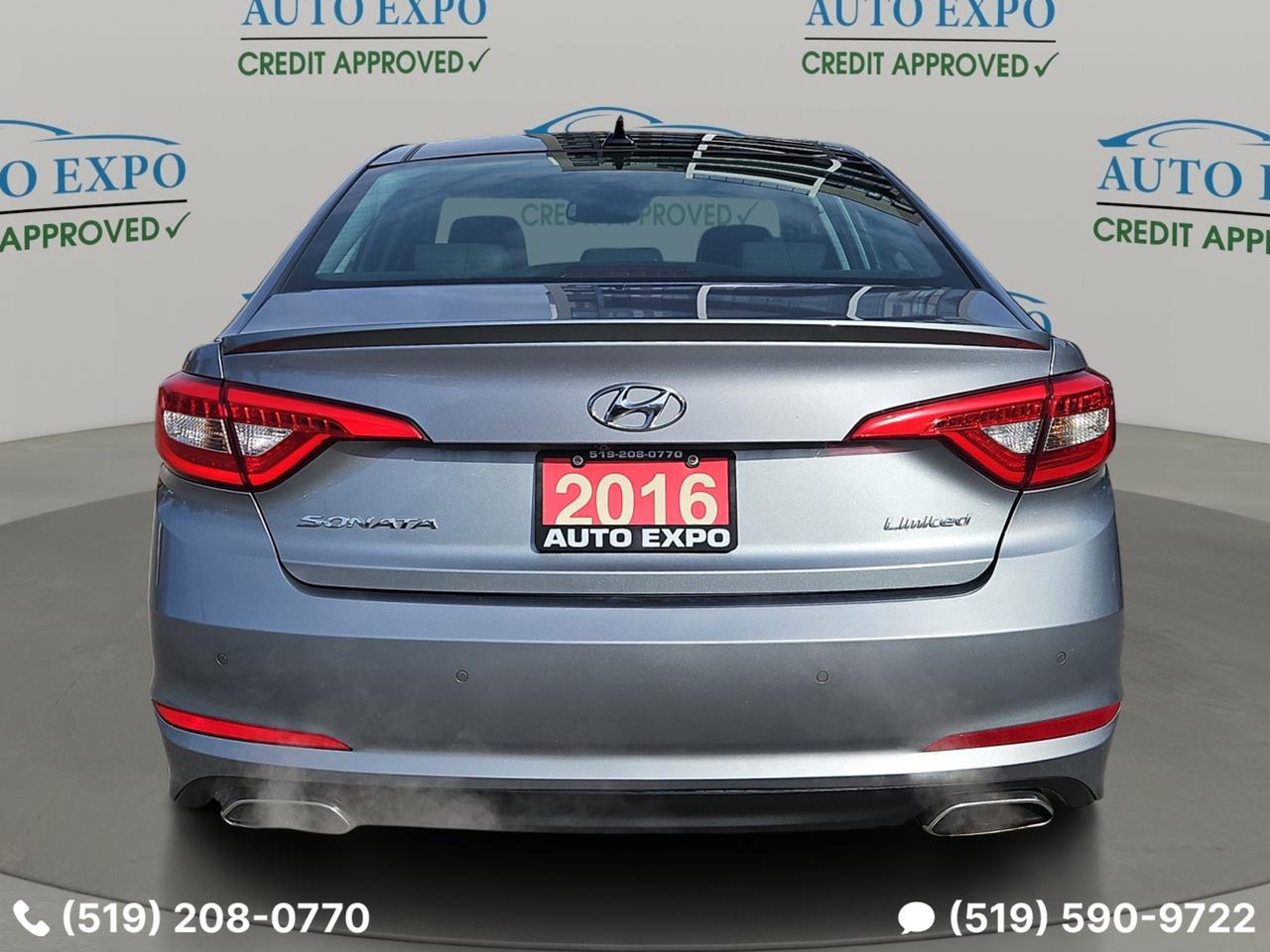 2016 Hyundai Sonata Limited,One Owner,Certified,Bluetooth,Leather,GPS Photo3