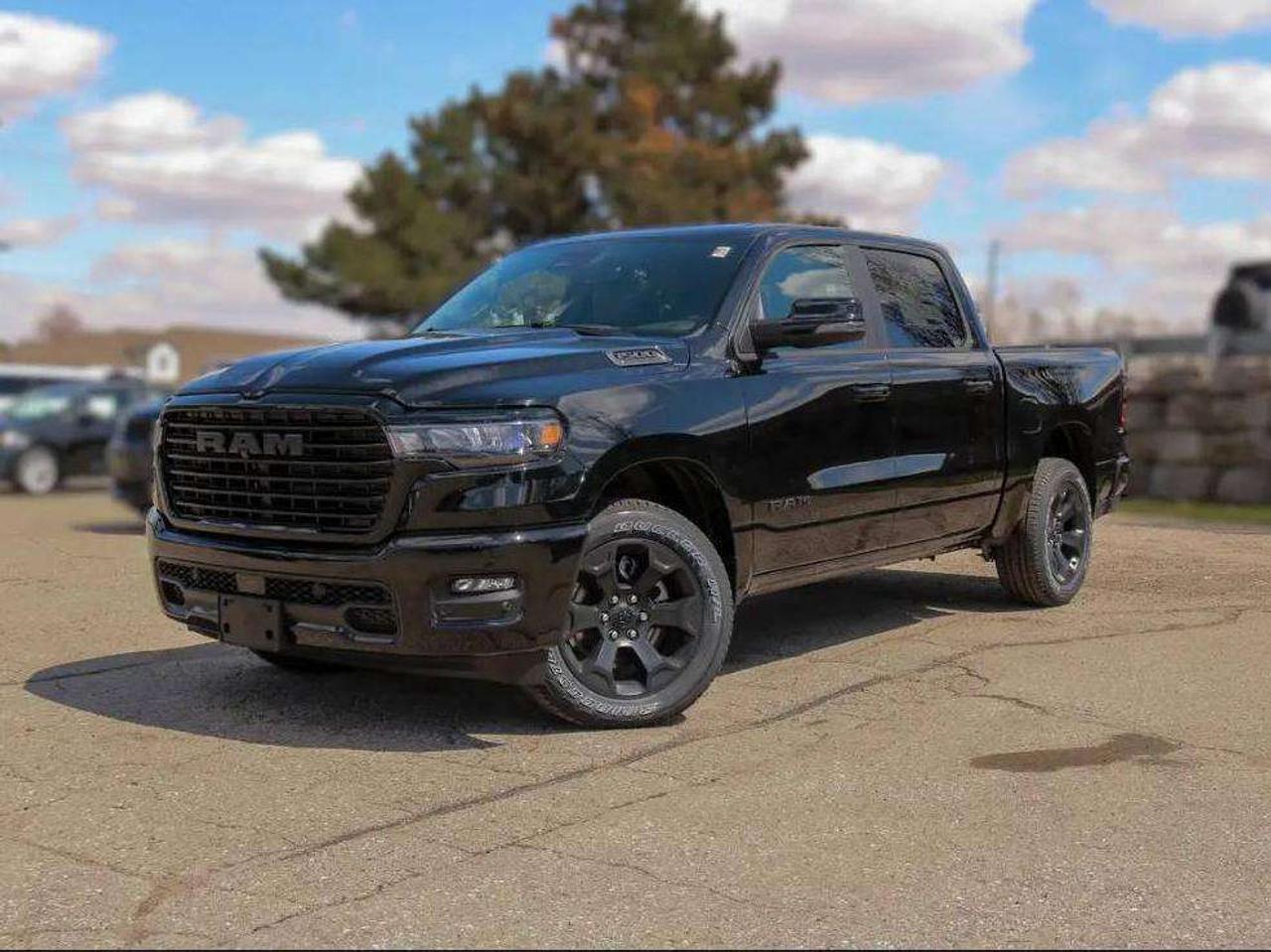 Demo Blowout! Still qualifies for new vehicle interest rates of 4.99% up to 84 months, OAC.

Bold and refined, our 2026 RAM 1500 Sport Crew Cab 4X4 in Diamond Black Crystal Pearl delivers stylish strength that stands out anywhere. Motivated by a Twin-TurboCharged 3.0 Litre Hurricane 6 Cylinder generating 420hp for an 8 Speed Automatic transmission. This Four Wheel Drive truck loves to tow and haul with that setup, and it achieves approximately 9.7L/100km on the highway. Dynamic exterior details include LED lighting, fog lamps, 20-inch black alloy wheels, a damped tailgate, and heated power-folding mirrors.

Our Sport cabin is specially crafted for active owners who prefer features like heated cloth front seats, 12-way power for the driver, a leather-wrapped steering wheel, dual-zone automatic climate control, power-adjustable pedals, remote start, keyless access/ignition, a powered rear window, and top-shelf technologies. The Uconnect&reg; infotainment system bundles a 12-inch touchscreen, a 12-inch driver display, full-colour navigation, voice recognition, Apple CarPlay&reg;, Android Auto&reg;, Bluetooth&reg;, and 10-speaker audio.

RAM encourages safer trucking with automatic braking, forward collision warning, a surround-view camera system, trailer-compatible blind-spot monitoring, rear cross-traffic alert, trailer-sway damping, electronic stability/traction control, hill start assist, and more. Committed to truck leadership, our 1500 Sport is a compelling choice! Save this Page and Call for Availability. We Know You Will Enjoy Your Test Drive Towards Ownership! 

Bustard Chrysler prides ourselves on our expansive used car inventory. We have over 100 pre-owned units in stock of all makes and models, with the largest selection of pre-owned Chrysler, Dodge, Jeep, and RAM products in the tri-cities. Our used inventory is hand-selected and we only sell the best vehicles, for a fair price. We use a market-based pricing system so that you can be confident youre getting the best deal. With over 25 years of financing experience, our team is committed to getting you approved - whether you have good credit, bad credit, or no credit! We strive to be 100% transparent, and we stand behind the products we sell. For your peace of mind, we offer a 3 day/250 km exchange as well as a 30-day limited warranty on all certified used vehicles.