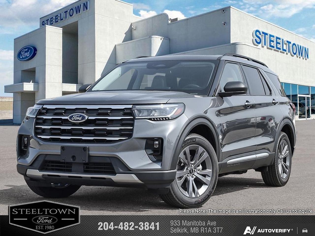 <br> <br>We value your TIME, we wont waste it or your gas is on us!   We offer extended test drives and if you cant make it out to us we will come straight to you!<br> <br>This 2026 Explorer was built to do more than just get groceries, with all-new technologies, this SUV was built for adventure. <br> <br>This Ford Explorer is the ultimate lifestyle vehicle with plenty of style and space for all of your passengers and cargo. It has the hauling capabilities of a midsize SUV combined with strong off-road capabilities. Whether your next family adventure is to the grocery store or over a high mountain pass, the Ford Explorer was built to get you there with ease.<br> <br>This Carbonized Grey Metallic SUV has an Automatic transmission and is powered by a 300HP 2.3L 4 Cylinder Engine.<br><br> View the original window sticker for this vehicle with this url <b><a href=http://www.windowsticker.forddirect.com/windowsticker.pdf?vin=1FMUK8DH5TGB45195 target=_blank>http://www.windowsticker.forddirect.com/windowsticker.pdf?vin=1FMUK8DH5TGB45195</a></b>.<br> <br>To apply right now for financing use this link: <a href=http://www.steeltownford.com/?https://CreditOnline.dealertrack.ca/Web/Default.aspx?Token=bf62ebad-31a4-49e3-93be-9b163c26b54c&La target=_blank>http://www.steeltownford.com/?https://CreditOnline.dealertrack.ca/Web/Default.aspx?Token=bf62ebad-31a4-49e3-93be-9b163c26b54c&La</a><br><br> <br/>    3.49% financing for 84 months.  Incentives expire 2026-04-30.  See dealer for details. <br> <br>Family owned and operated in Selkirk for 35 Years.  <br>Steeltown Ford is located just 20 minutes North of the Perimeter Hwy, with an onsite banking center that offers free consultations. <br>Ask about our special dealer rates available through all major banks and credit unions.<br>Dealer retains all rebates, plus taxes, govt fees and Steeltown Protect Plus.<br>Steeltown Ford Protect Plus includes:<br>- Life Time Tire Warranty <br>Dealer Permit # 1039<br><br><br> Come by and check out our fleet of 100+ used cars and trucks and 170+ new cars and trucks for sale in Selkirk.  o~o