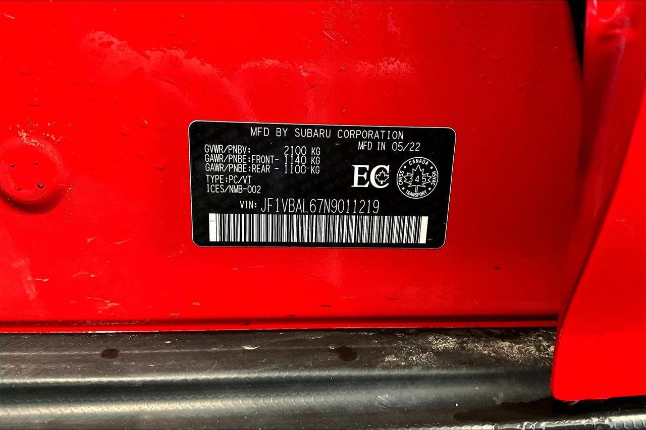 2022 Subaru WRX | AWD | 6-Speed Manual | North Bay | Photo