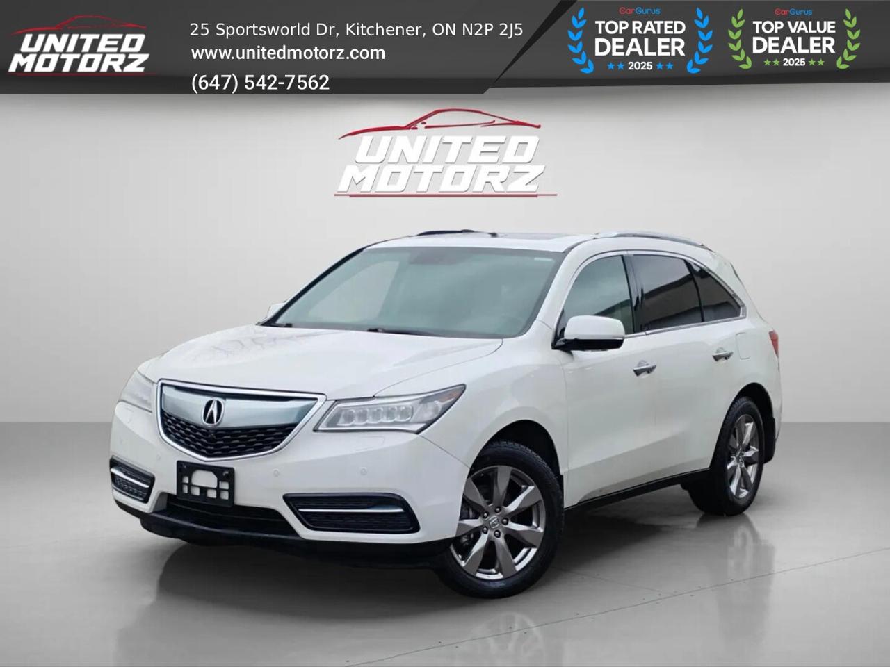 2014 Acura MDX Elite Pkg. AWD~SAFETY CERTIFIED~ Photo0