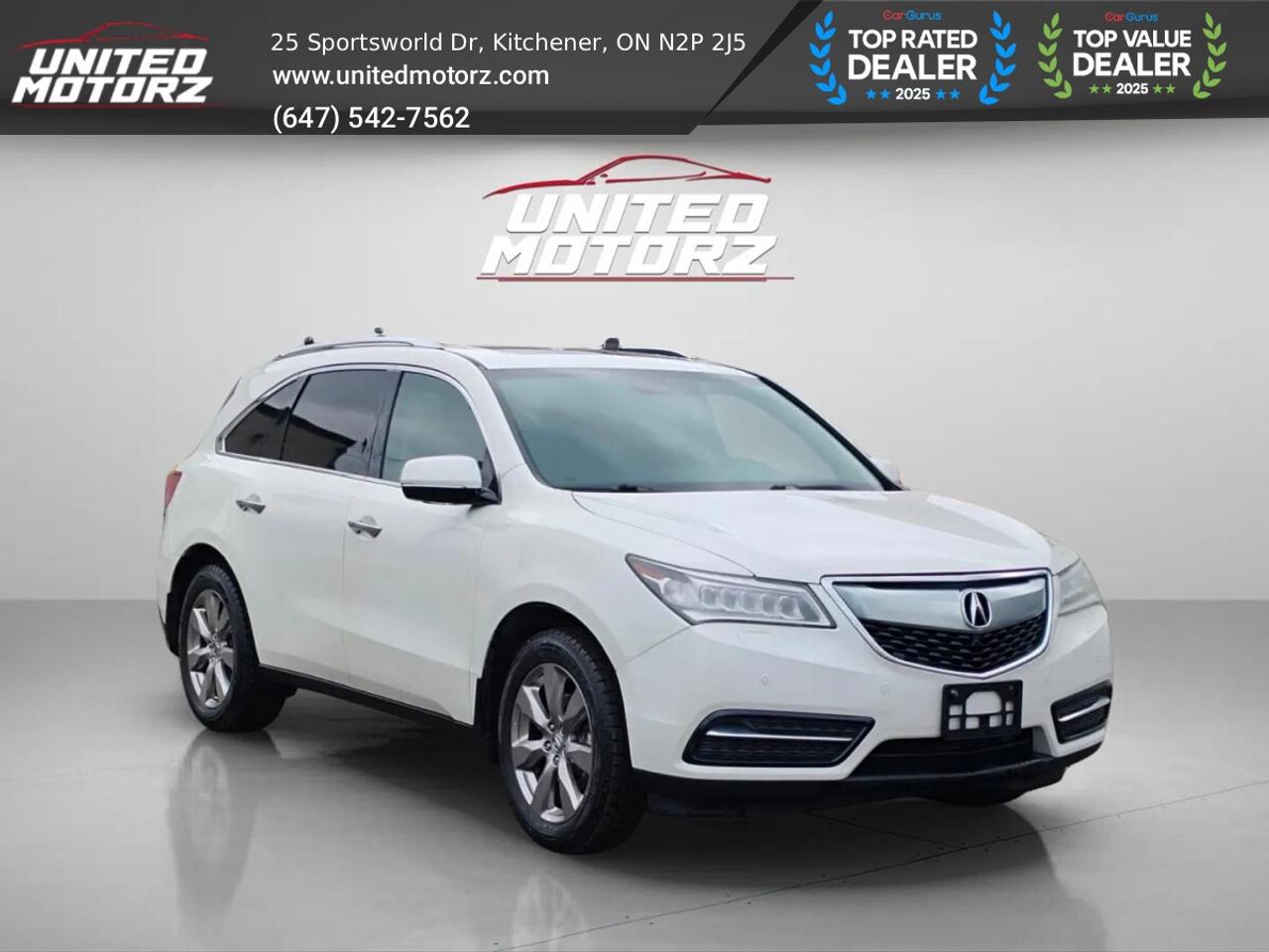 2014 Acura MDX Elite Pkg. AWD~SAFETY CERTIFIED~ Photo2