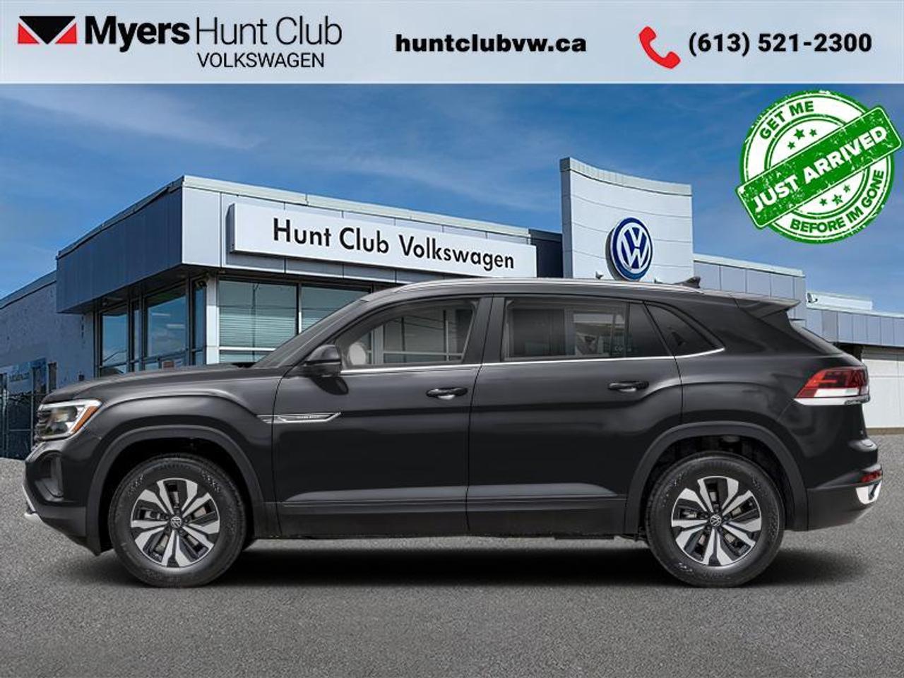 <b>Cooled Seats,  Heated Steering Wheel,  Power Liftgate,  Adaptive Cruise Control,  Remote Start!</b><br> <br> <br> <br>The 2026 Volkswagen Atlas Cross Sport delivers the right mix of two-row comfort, bold SUV styling and practical capability in one refined package. <br> <br>From the outside, the Atlas Cross Sport showcases a bold two-row SUV silhouette, sculpted lines and a commanding stance that merge style with presence. Inside, the cabin offers premium materials, intuitive connectivity and comfortable seating designed with both driver and passengers in mind. With its thoughtful design, smart features and Volkswagens dedication to quality, the Atlas Cross Sport presents itself as a versatile and well-rounded choice in the midsize SUV segment.<br> <br>This Deep Black Pearl SUV has an Automatic transmission and is powered by a 269HP 2.0L 4 Cylinder Engine. Motivated by that powerful motor it gets 12.0 L/100 km in the city and 9.2 L/100 km out on the highway according to Transport Canada. <br> <br> Our Atlas Cross Sports trim level is Comfortline. Standard features include ventilated and heated front seats, a heated steering wheel, adaptive cruise control, Car-Net 4G LTE, remote engine start, a power liftgate for rear cargo access, and a 12-inch infotainment screen with Apple CarPlay and Android Auto. Safety features also include lane keep assist with lane departure warning, collision mitigation, blind spot alert, front and rear parking sensors, and forward collision mitigation. This vehicle has been upgraded with the following features: Cooled Seats, Heated Steering Wheel, Power Liftgate, Adaptive Cruise Control, Remote Start, Lane Keep Assist, Blind Spot Alert.<br><br> <br>To apply right now for financing use this link: <a href=https://www.huntclubvw.com/requests/credit.html target=_blank>https://www.huntclubvw.com/requests/credit.html</a><br><br> <br/> See dealer for details. <br> <br>At Myers Hunt Club Volkswagen, our focus is customers like you. Our dedicated service, parts, and sales team are here to make your automotive experience a special one. We are very proud of our achievements and awards over the last 25 years and are committed to providing the same great service to our present and future customers. If youre looking for a vehicle, Myers Hunt Club Volkswagen is your destination for new, used, and certified pre-owned Volkswagen vehicles as well as other makes and models. Whatever your needs, we can help you here at Myers Hunt Club Volkswagen. </br><br> Come by and check out our fleet of 80+ used cars and trucks and 130+ new cars and trucks for sale in Gloucester.  o~o