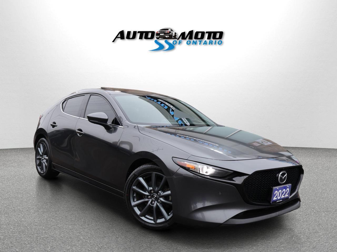 2022 Mazda MAZDA3 2.5T G-HB AWD CERTIFIED *1 OWNER*ACCIDENT FREE* 360"CAMERA NAV BLUETOOTH LEATHER HEATED SEATS SUNROOF P. SENSORS CRUISE ALLOYS - Photo #1