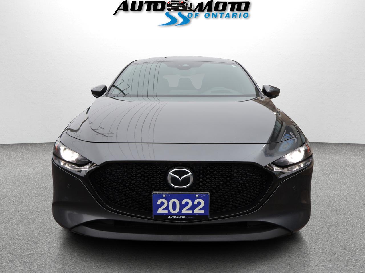 2022 Mazda MAZDA3 2.5T G-HB AWD CERTIFIED *1 OWNER*ACCIDENT FREE* 360"CAMERA NAV BLUETOOTH LEATHER HEATED SEATS SUNROOF P. SENSORS CRUISE ALLOYS Photo