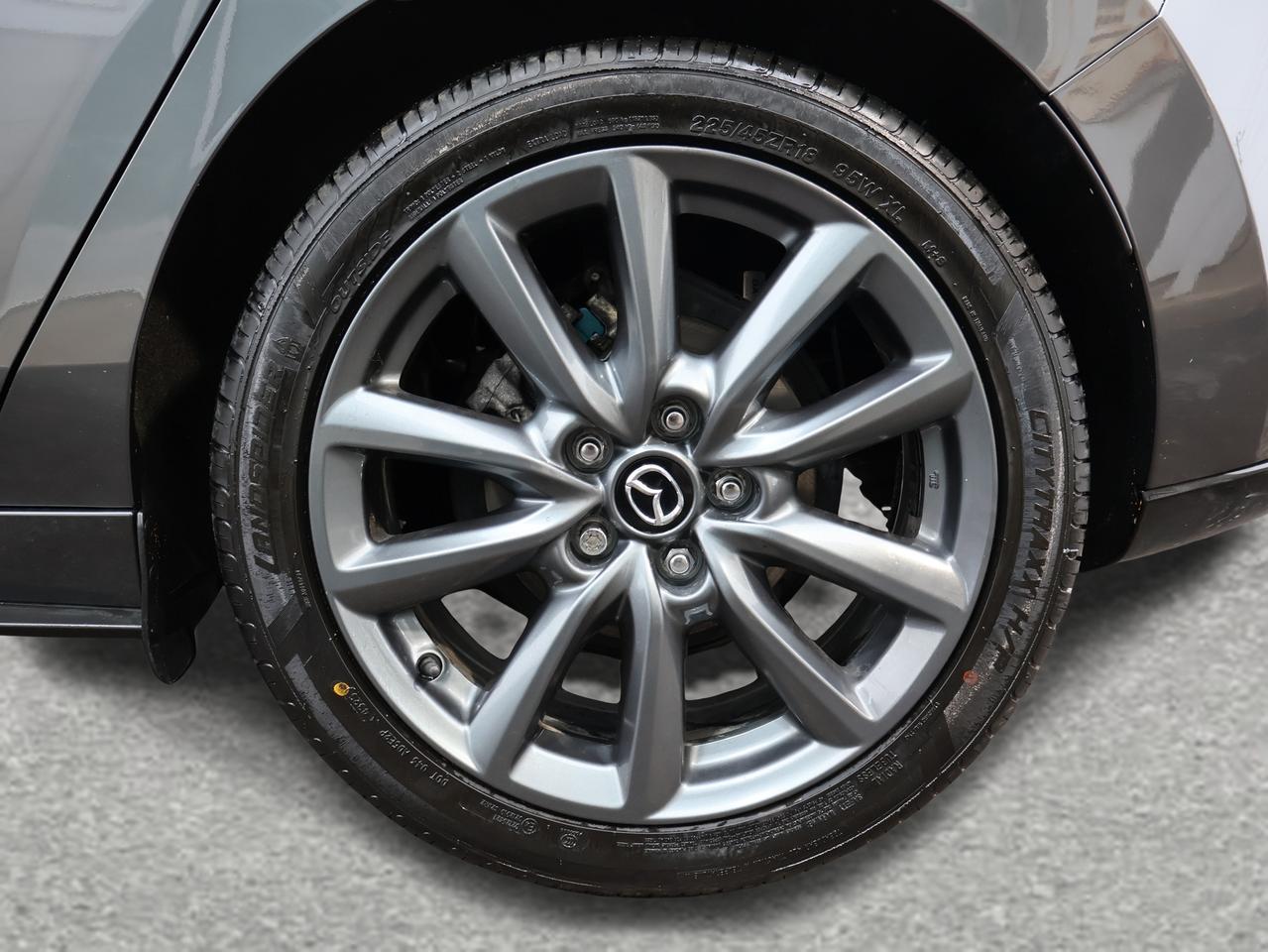 2022 Mazda MAZDA3 2.5T G-HB AWD CERTIFIED *1 OWNER*ACCIDENT FREE* 360"CAMERA NAV BLUETOOTH LEATHER HEATED SEATS SUNROOF P. SENSORS CRUISE ALLOYS Photo