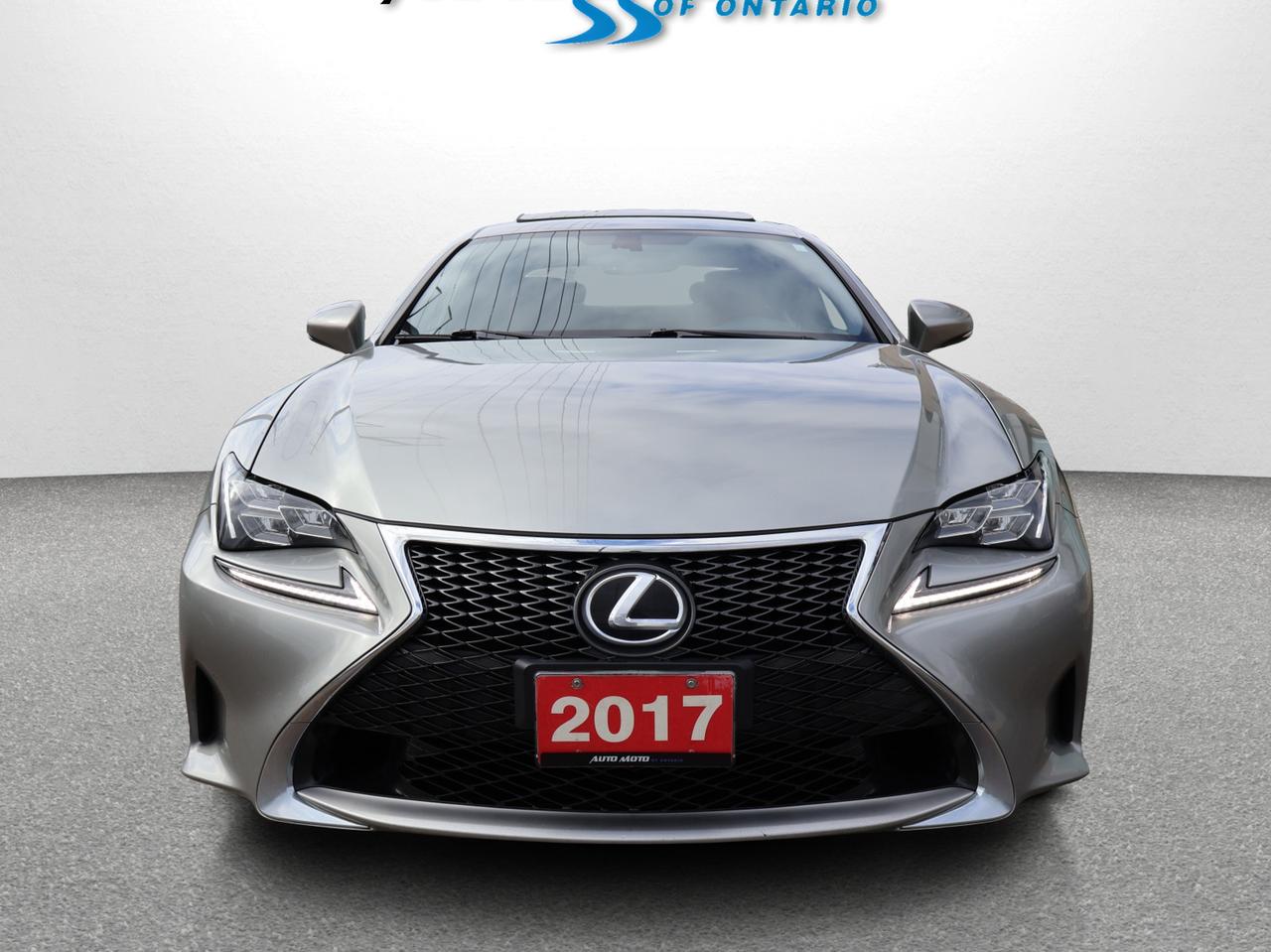 2017 Lexus RC 350 F-SPORT AWD CERTIFIED CAMERA NAV BLUETOOTH LEATHER COOL/HEAT SEAT/STEERING SUNROOF CRUISE ALLOYS Photo