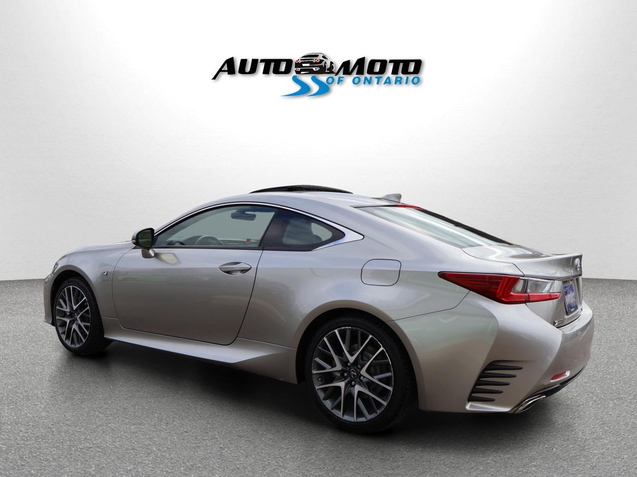 2017 Lexus RC 350 F-SPORT AWD CERTIFIED CAMERA NAV BLUETOOTH LEATHER COOL/HEAT SEAT/STEERING SUNROOF CRUISE ALLOYS Photo3
