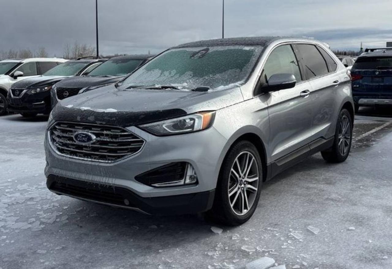 2021 Ford Edge Titanium AWD | Pano Roof | Leather | Nav | Heated Seats + Steering | Hands Free Liftgate | and More! Photo0