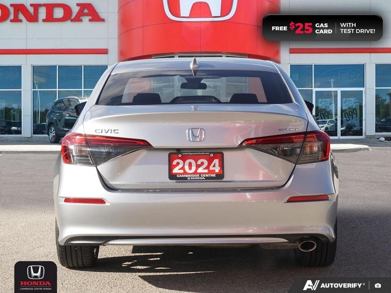 2024 Honda Civic Sport HONDA SENSING TECHNOLOGIES | REMOTE STARTER | APPLE CARPLAY™/ANDROID AUTO™ Photo4