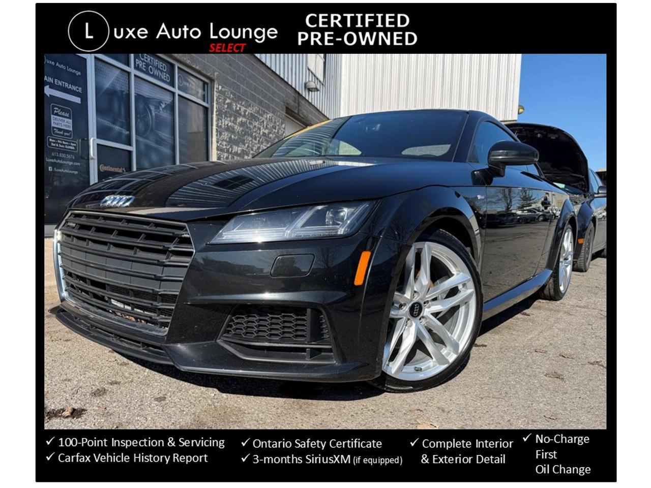 2016 Audi TT 2.0T - TECHNIK, B&O STEREO, LEATHER, HEATED SEATS! Photo