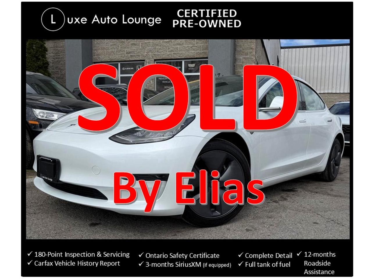 2020 Tesla Model 3 Standard Range Plus!!! ONLY 25K!!! WHITE LEATHER!!