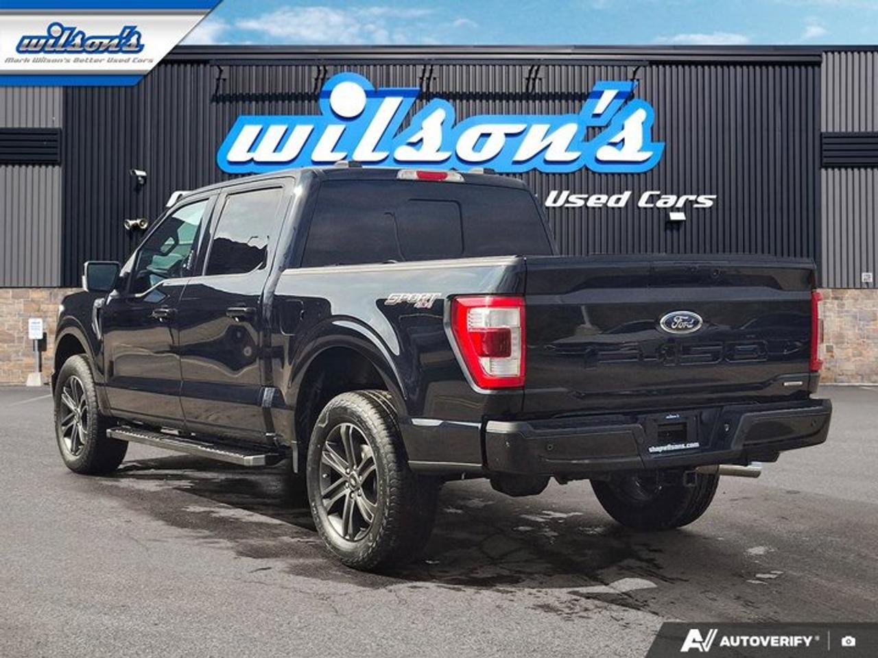2022 Ford F-150 LARIAT Crew 4X4 | 502A | Sport Pkg | Leather | Pano Sunroof | Cooled + Heated Seats | and More ! Photo