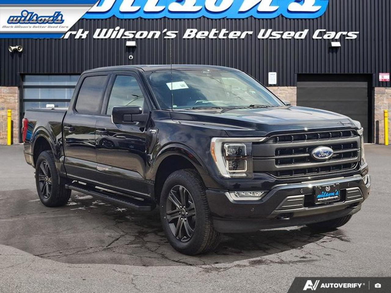 2022 Ford F-150 LARIAT Crew 4X4 | 502A | Sport Pkg | Leather | Pano Sunroof | Cooled + Heated Seats | and More ! Photo