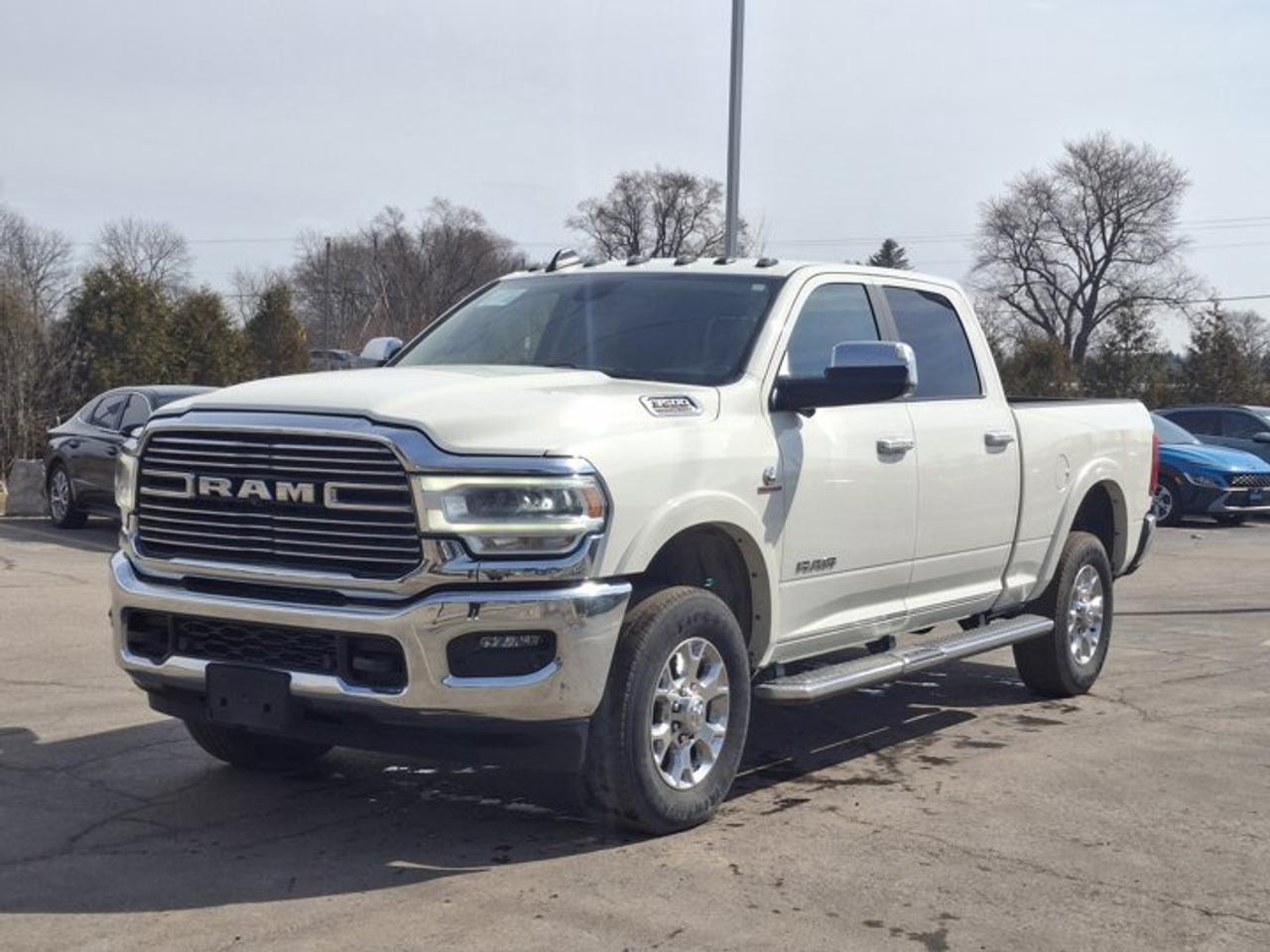 Come see this certified 2022 Ram 3500 Laramie Crew Cab 4WD | 6.7L Cummins | Heated + Vented Leather | Nav w/ 12Display | Snow Chief Group. Its Automatic transmission and 6.7 L engine will keep you going. This Ram 3500 comes equipped with these options: Navigation System, Leather, Air Conditioning, Heated Seats, Tilt Steering Wheel, Steering Radio Controls, Power Windows, Power Locks, Traction Control, and Power Mirrors. Test drive this vehicle at Mark Wilsons Better Used Cars, 5055 Whitelaw Road, Guelph, ON N1H 6J4.MASSIVE SELECTION: 500+ vehicles in ONE LOCATION, all Live Market Priced for the best value!STRAIGHTFORWARD & TRANSPARENT PRICING: Our Advertised Price INCLUDES:Safety Certification! (No separate certification fee upcharge).FREE Carfax History Report!NO upcharge for paying cash!CONFIDENCE & PEACE OF MIND: 30-Day/3,000 km Warranty INCLUDED! Plus a 5-Day Exchange Privilege!*EASY FINANCING: Better-than-bank rates, $0 Down, and 3 Months No Payments available OAC. BAD CREDIT APPROVED HERE!WE BUY CARS: Get Top Dollar for your trade, or sell us your vehicle for CASH even if you dont buy ours!www.shopwilsons.comAn Honest, Transparent Buying Experience. Trusted in business since 1961!(Cash Prices Exclude HST and Licensing Fees only.)