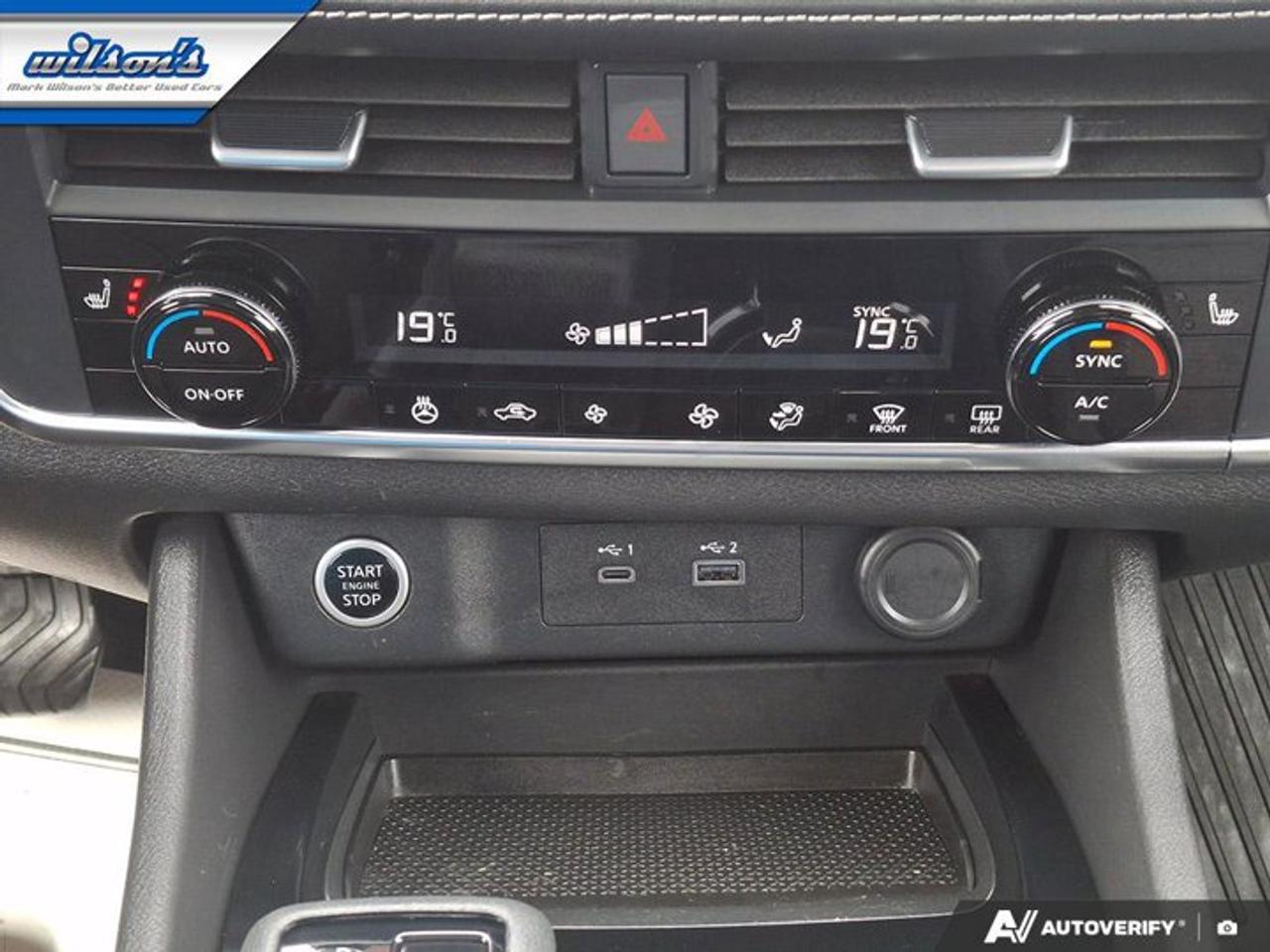 2023 Nissan Rogue SV AWD | Sunroof | 360 Camera | Heated Wheel + Seats | CarPlay + Android | Power Seat | and More ! Photo