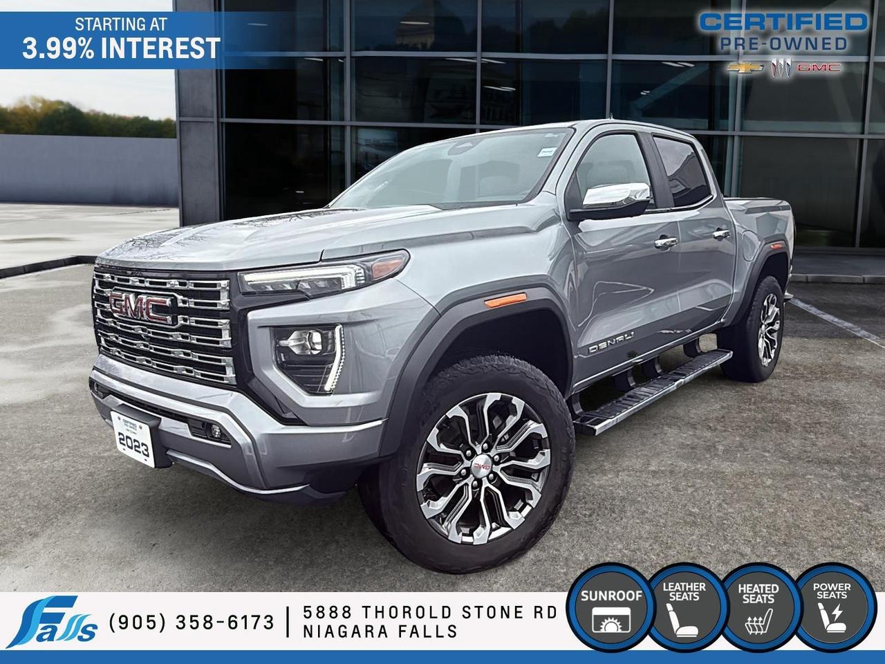 2023 GMC Canyon Denali LEATHER,ROOF,NAV,HARD TONNEAU Photo0