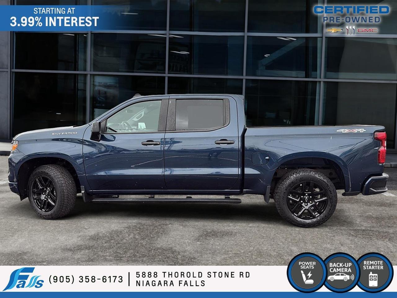 2022 Chevrolet Silverado 1500 Custom CREW,4X4,R.START Photo4