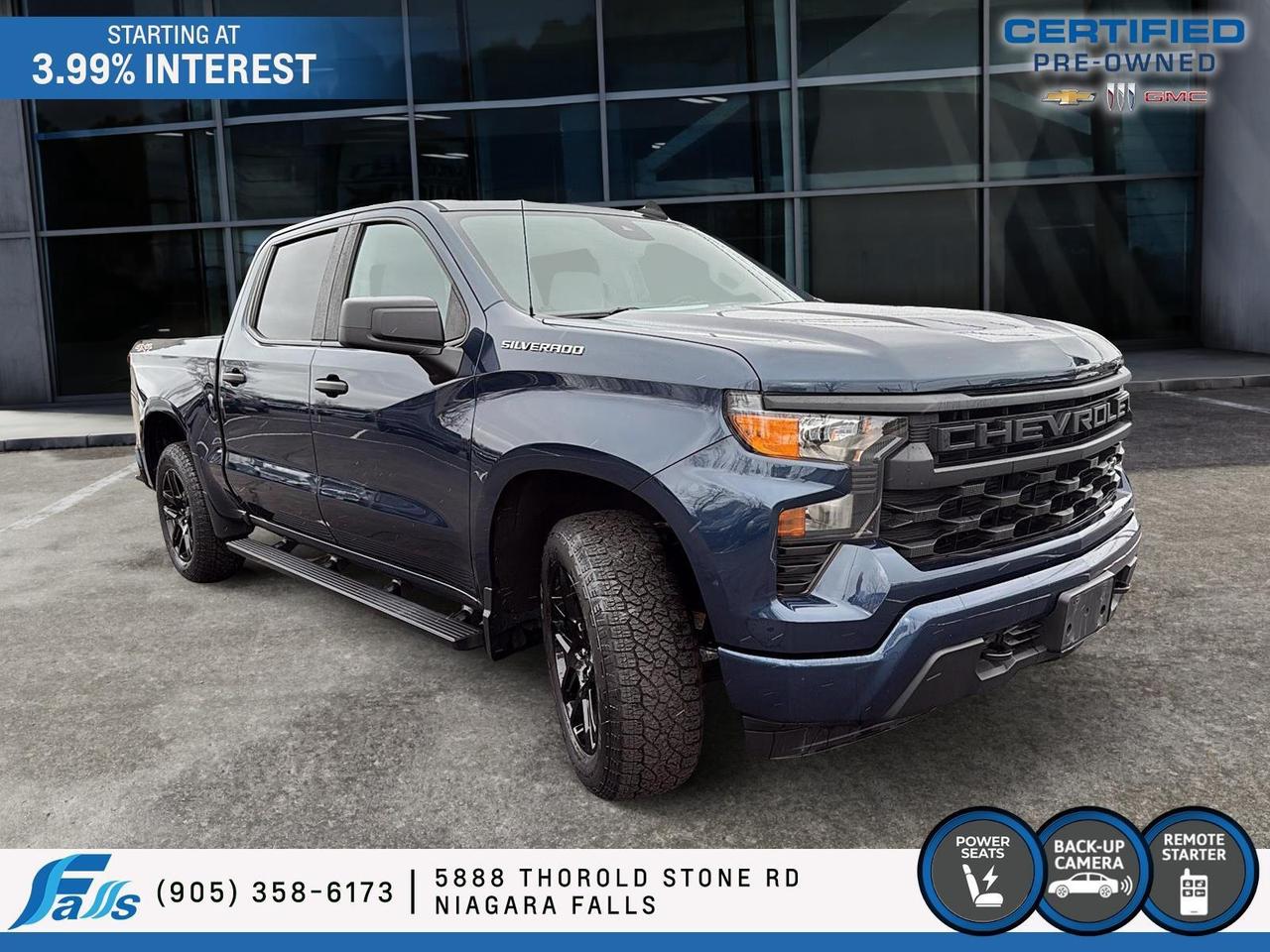 2022 Chevrolet Silverado 1500 Custom CREW,4X4,R.START Photo