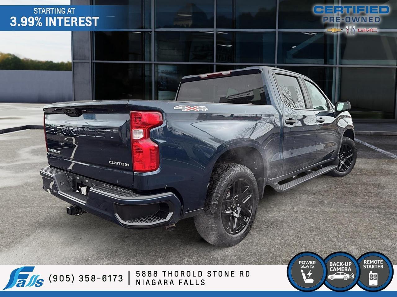 2022 Chevrolet Silverado 1500 Custom CREW,4X4,R.START Photo2