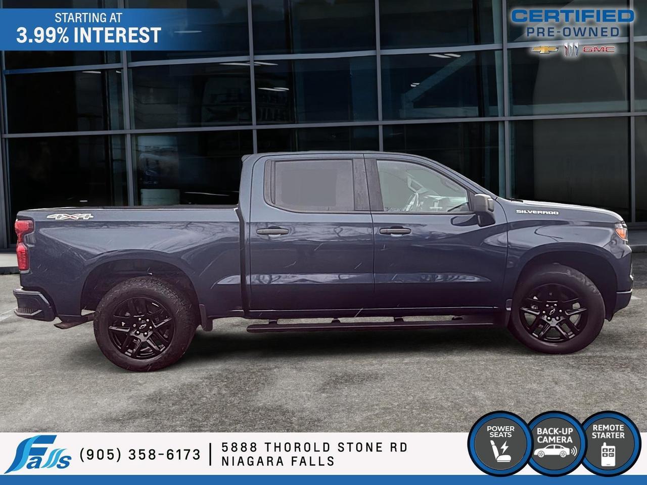 2022 Chevrolet Silverado 1500 Custom CREW,4X4,R.START Photo