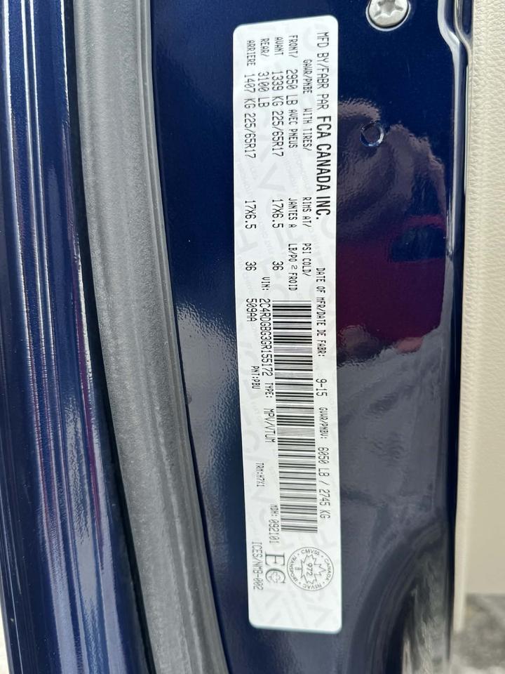 2016 Dodge Grand Caravan 4dr Wgn SXT Photo