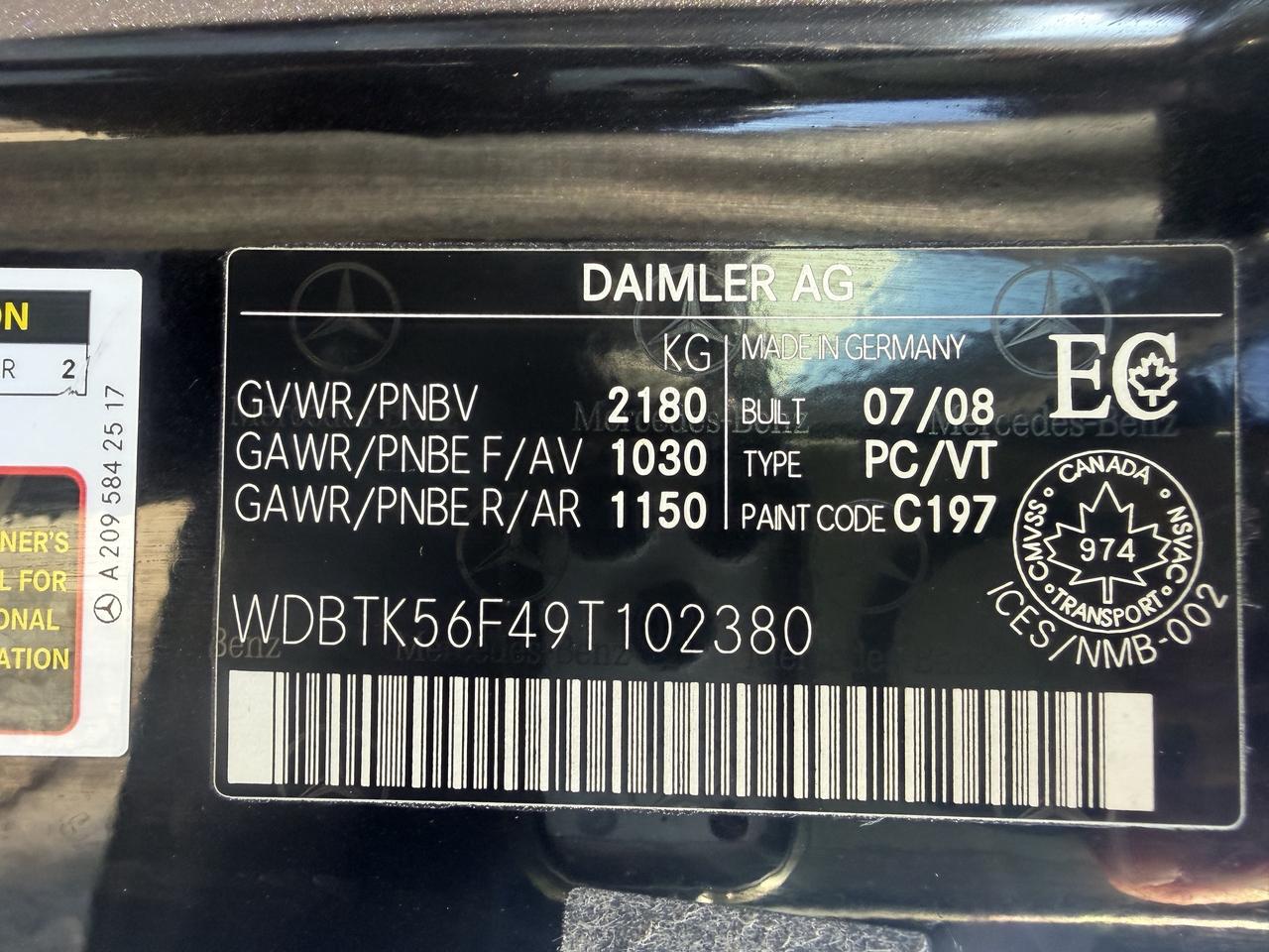 2009 Mercedes-Benz CLK-Class 2dr Cabriolet 3.5L !! 120930 KMS !!! CAR FAX CLEAN Photo
