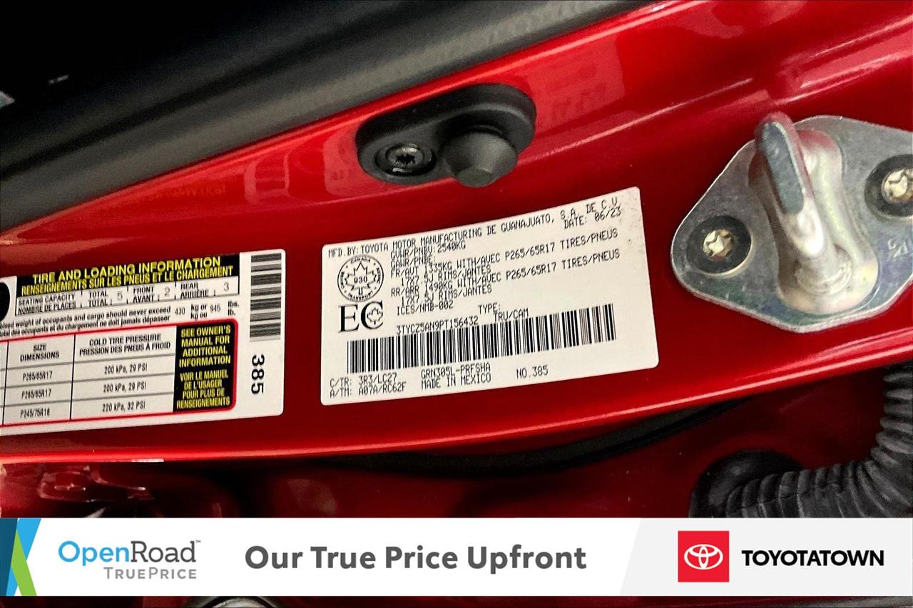 2023 Toyota Tacoma TRD SPORT PREMIUM! MANUAL! CERTIFIED PRE OWNED! AC Photo