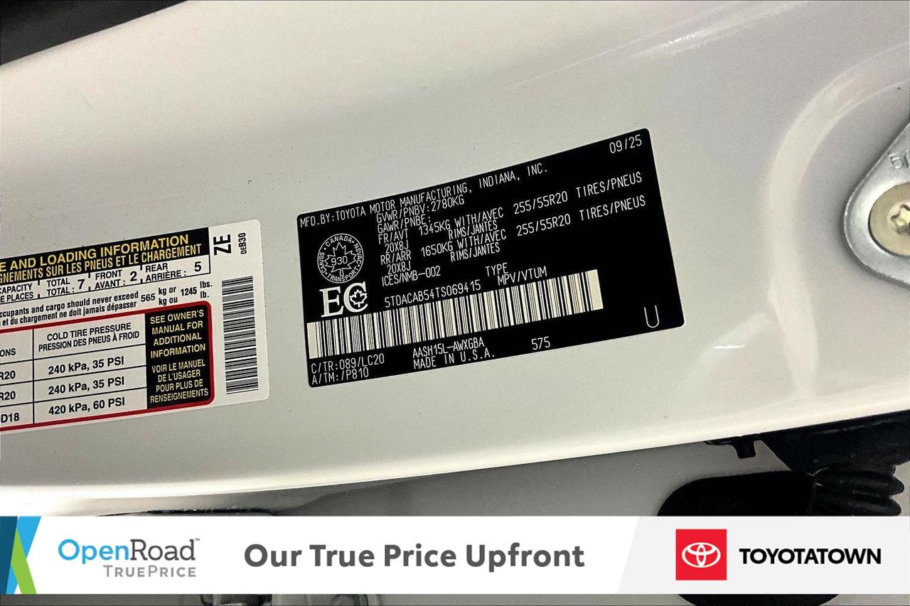 2026 Toyota Grand Highlander LIMITED! CERTIFIED PRE OWNED! ELIGIBLE FOR OPEN RO Photo