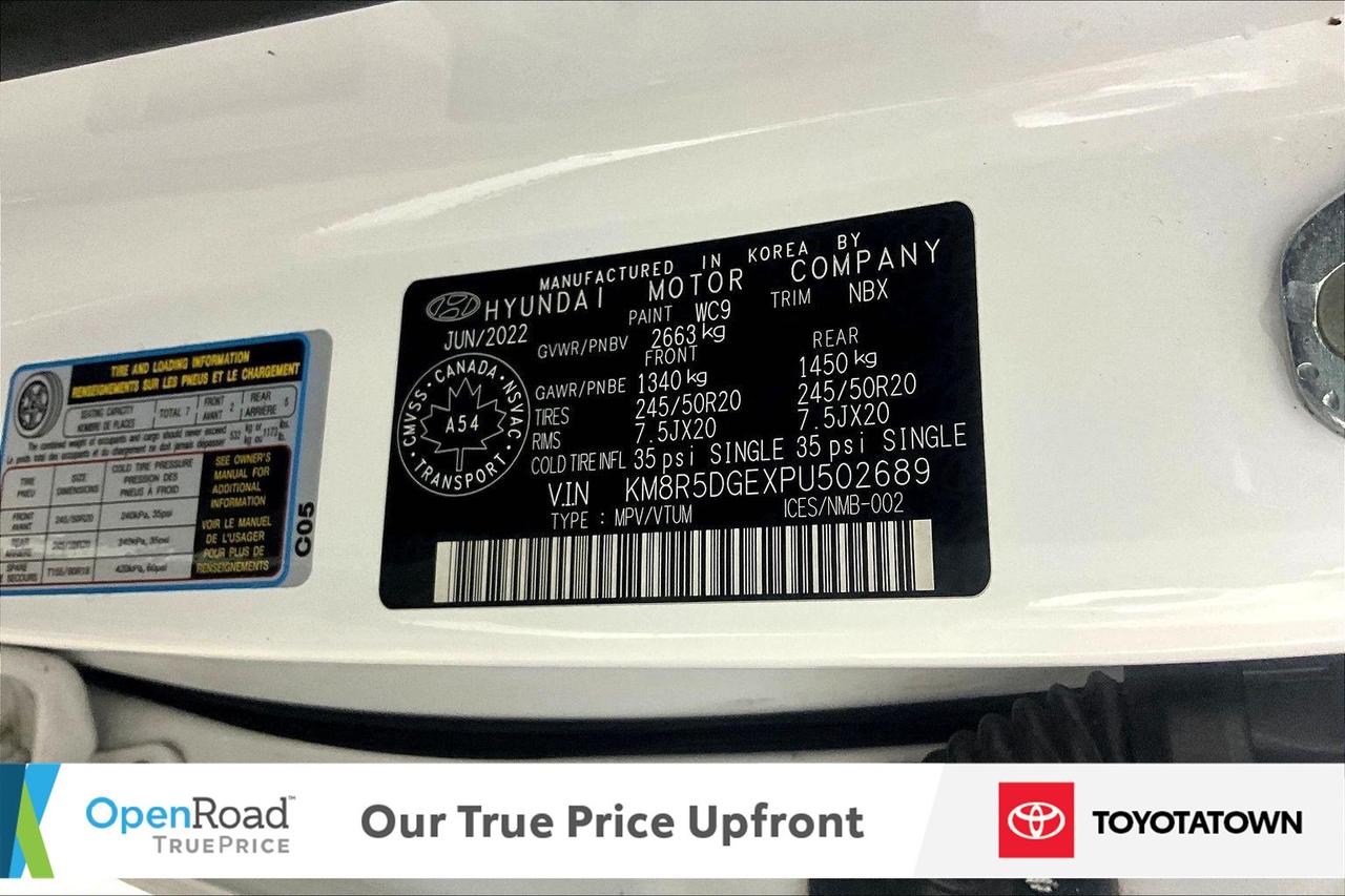 2023 Hyundai PALISADE ULTIMATE CALLIGRAPHY! ACCIDENT FREE! ELIGIBLE FOR Photo