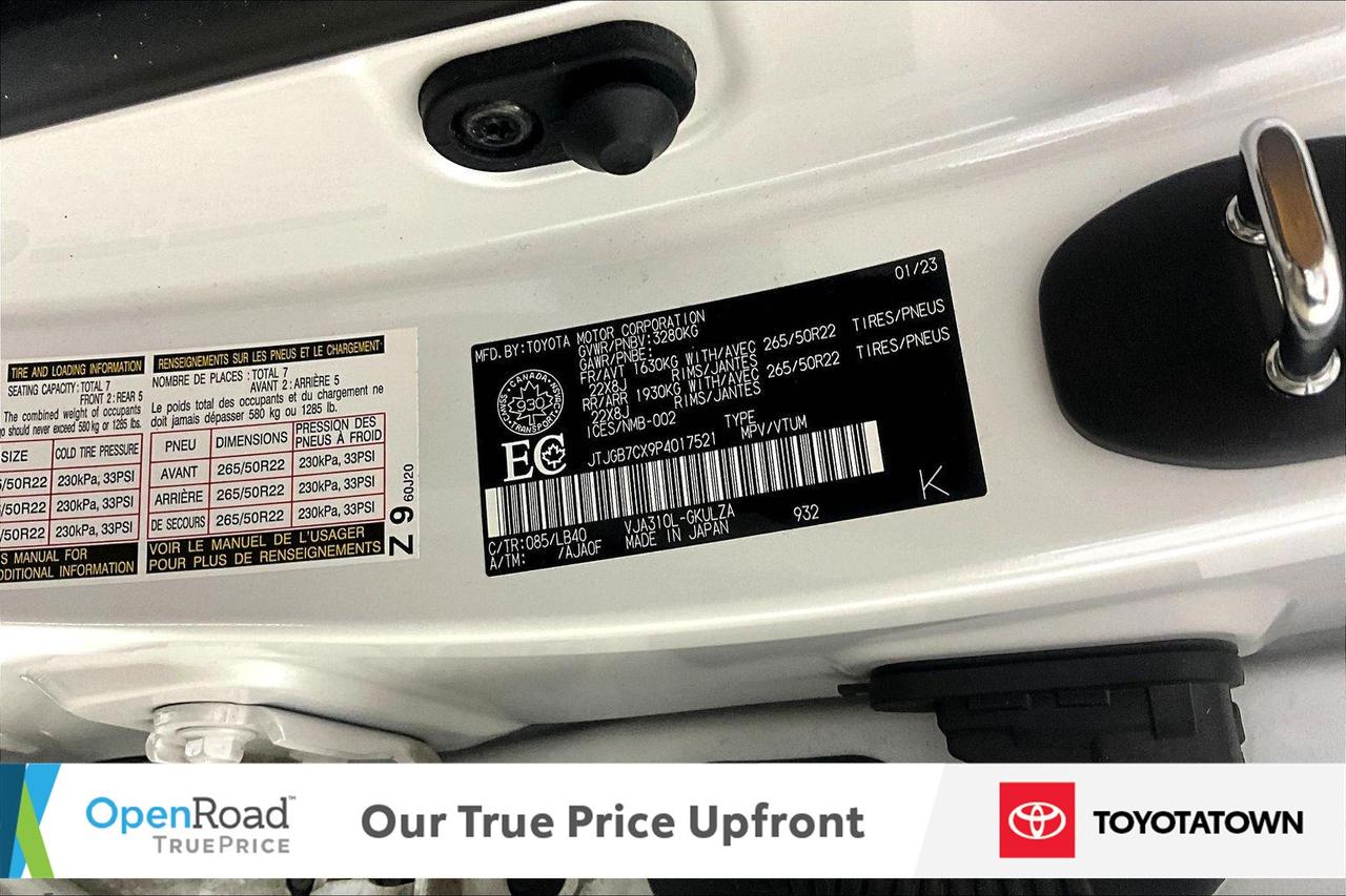 2023 Lexus LX 600 LUXURY PACKAGE! ACCIDENT FREE! ELIGIBLE FOR OPEN R Photo