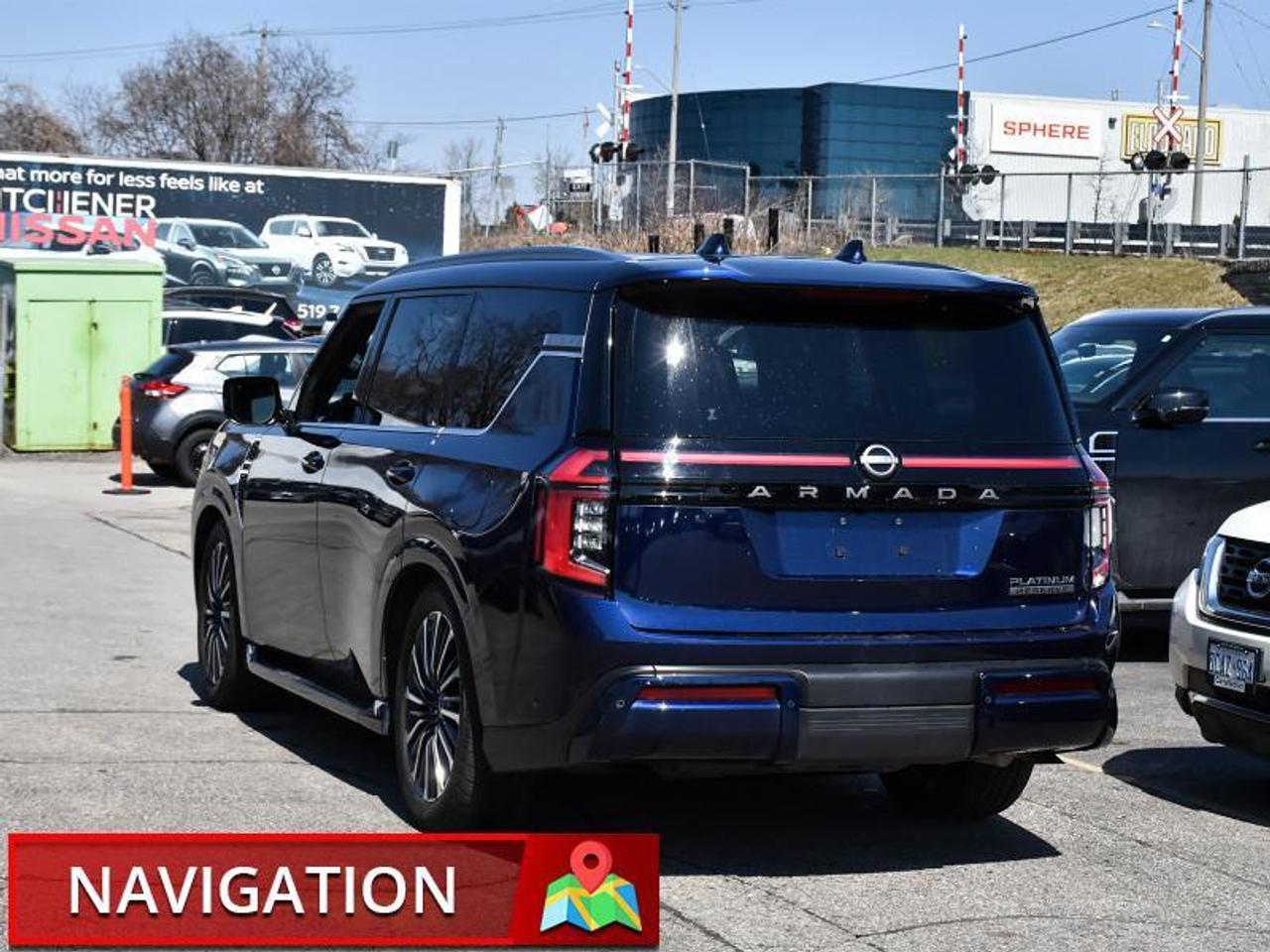 2025 Nissan Armada Platinum w/Captain Chairs   Leather   Roof   360 C Photo3