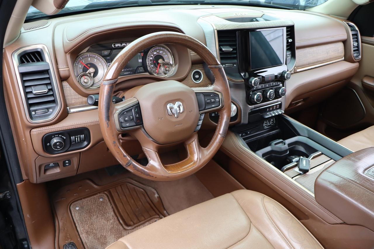 2019 RAM 1500 Longhorn Crew Cab 4WD Brown Interior Photo