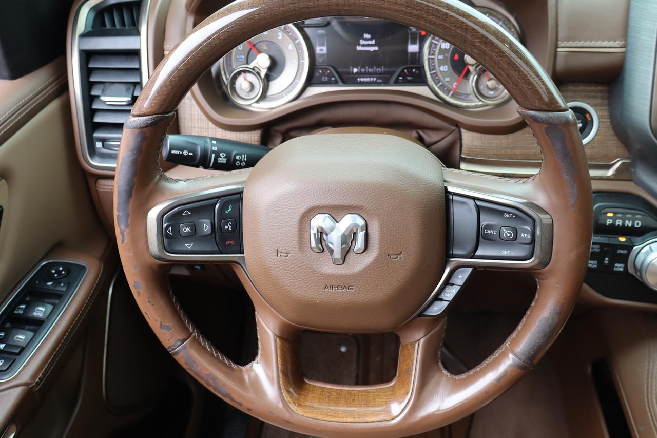 2019 RAM 1500 Longhorn Crew Cab 4WD Brown Interior Photo