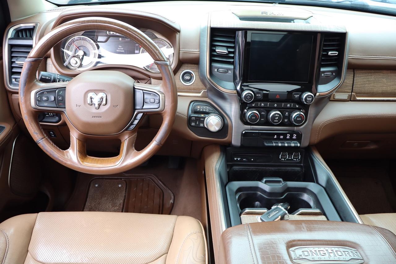 2019 RAM 1500 Longhorn Crew Cab 4WD Brown Interior Photo