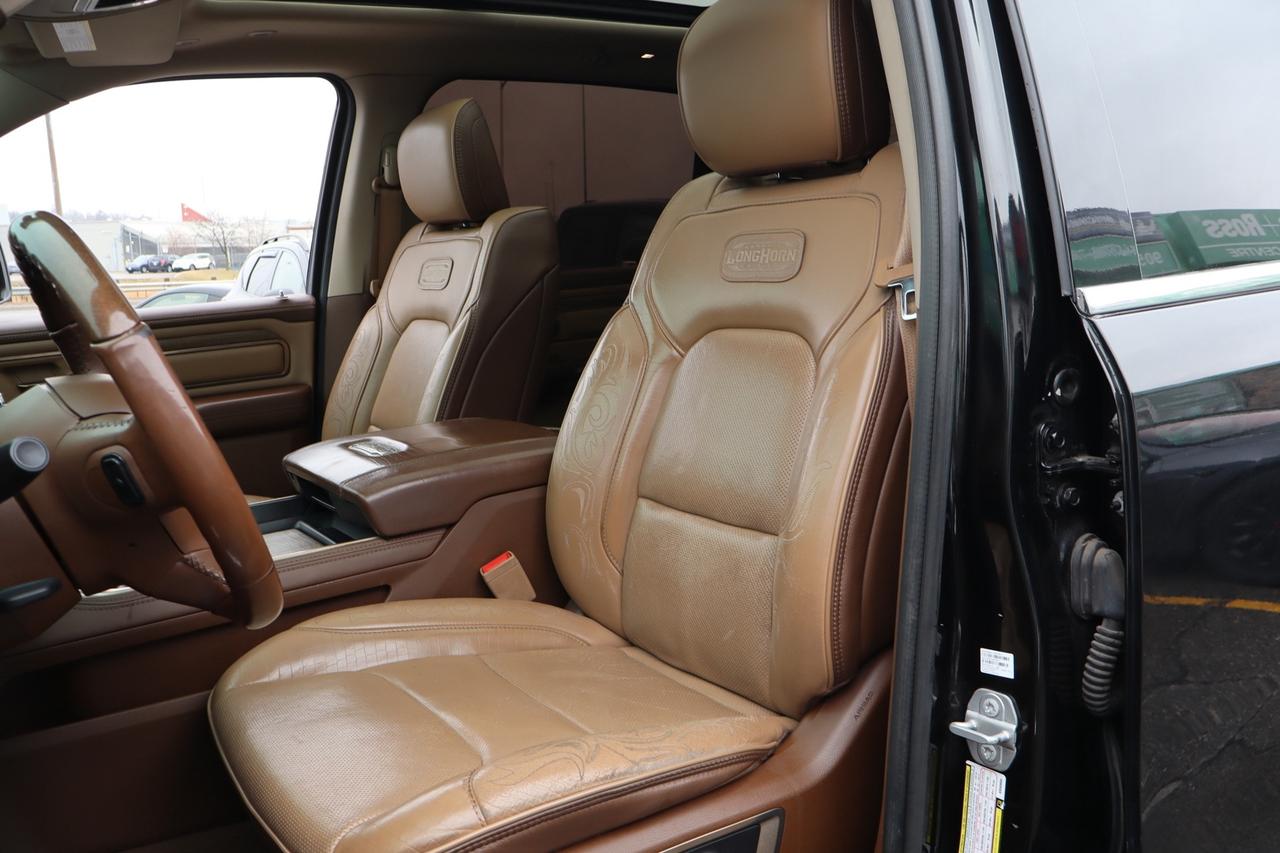 2019 RAM 1500 Longhorn Crew Cab 4WD Brown Interior Photo