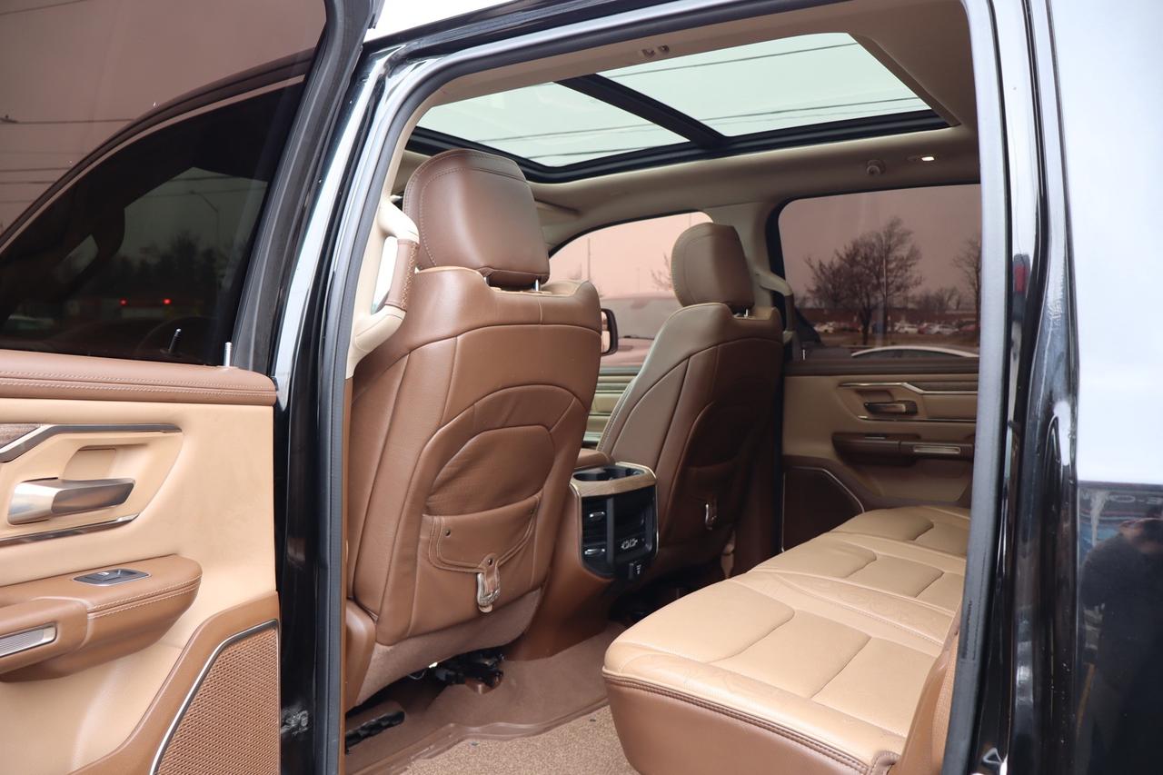 2019 RAM 1500 Longhorn Crew Cab 4WD Brown Interior Photo
