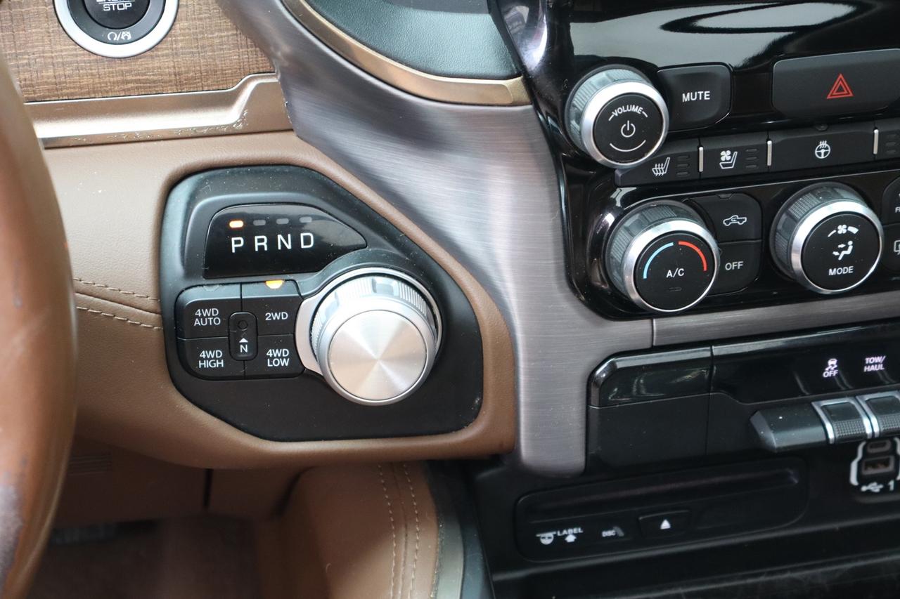 2019 RAM 1500 Longhorn Crew Cab 4WD Brown Interior Photo