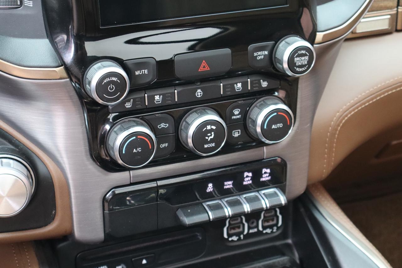 2019 RAM 1500 Longhorn Crew Cab 4WD Brown Interior Photo