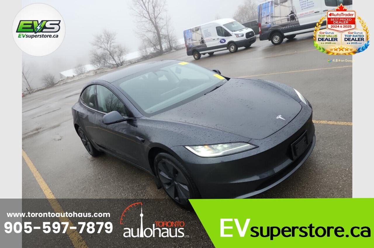 2025 Tesla Model 3 LONG RANGE   EVSUPERSTORE.CA I OVER 100 IN STOCK Photo3