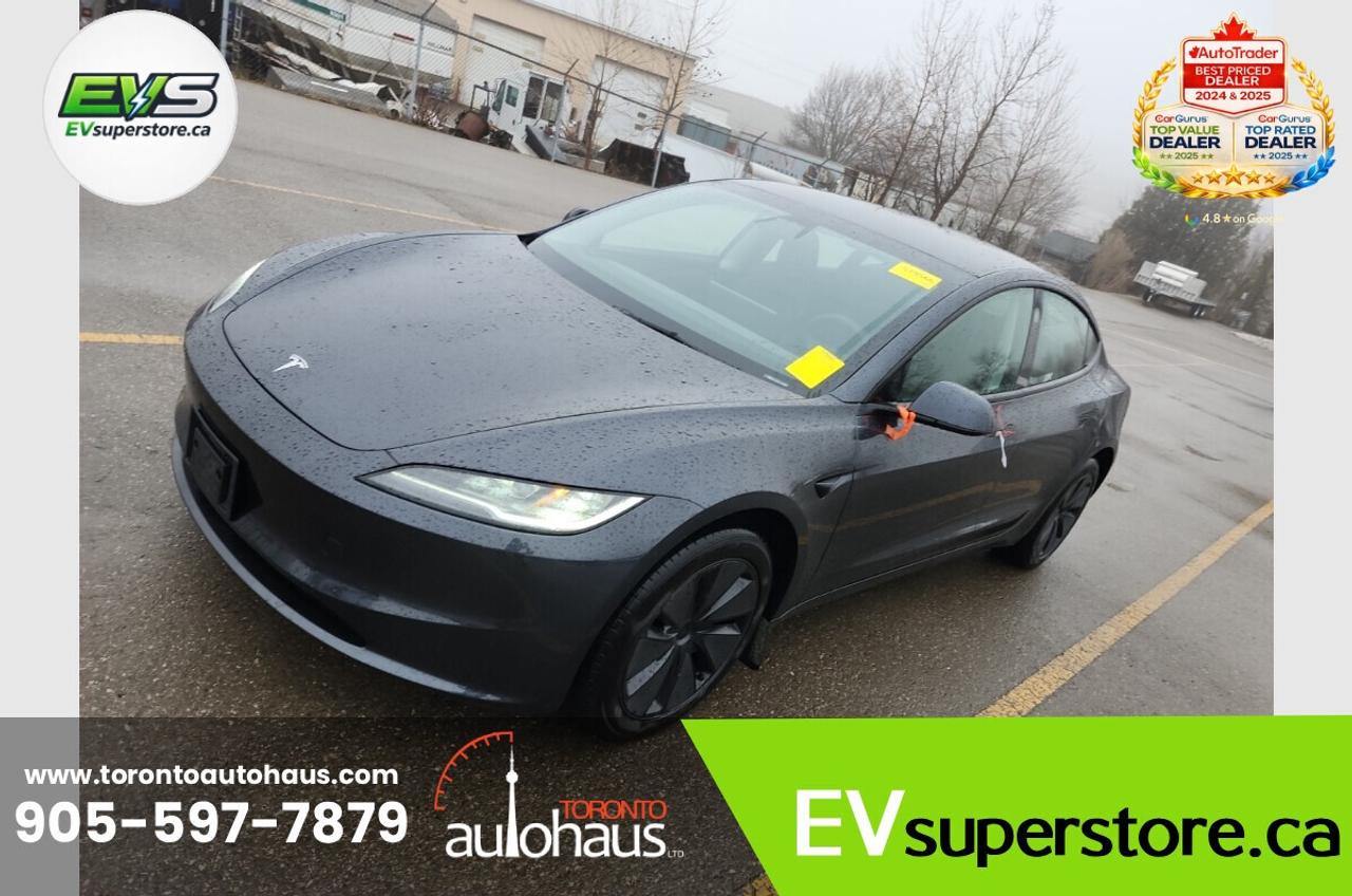 2025 Tesla Model 3 LONG RANGE   EVSUPERSTORE.CA I OVER 100 IN STOCK Photo