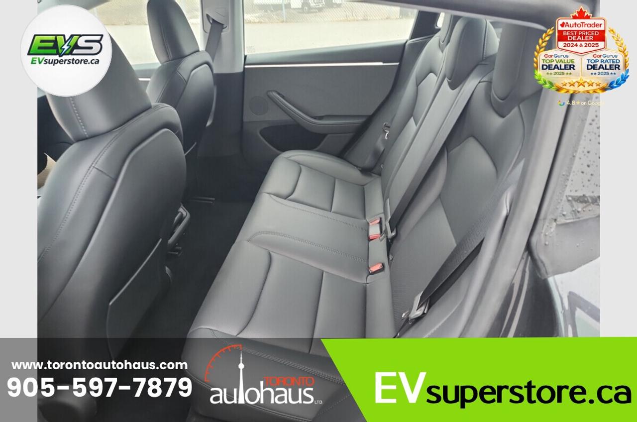2025 Tesla Model 3 LONG RANGE   EVSUPERSTORE.CA I OVER 100 IN STOCK Photo